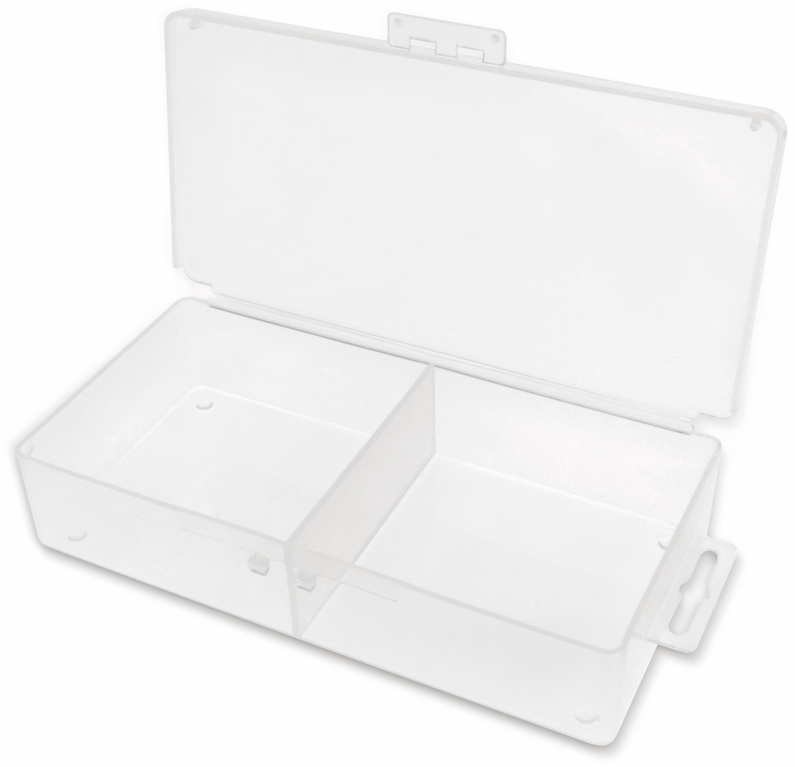 Sortimentsbox, 173x86x35, 2 Fächer, PP, transparent