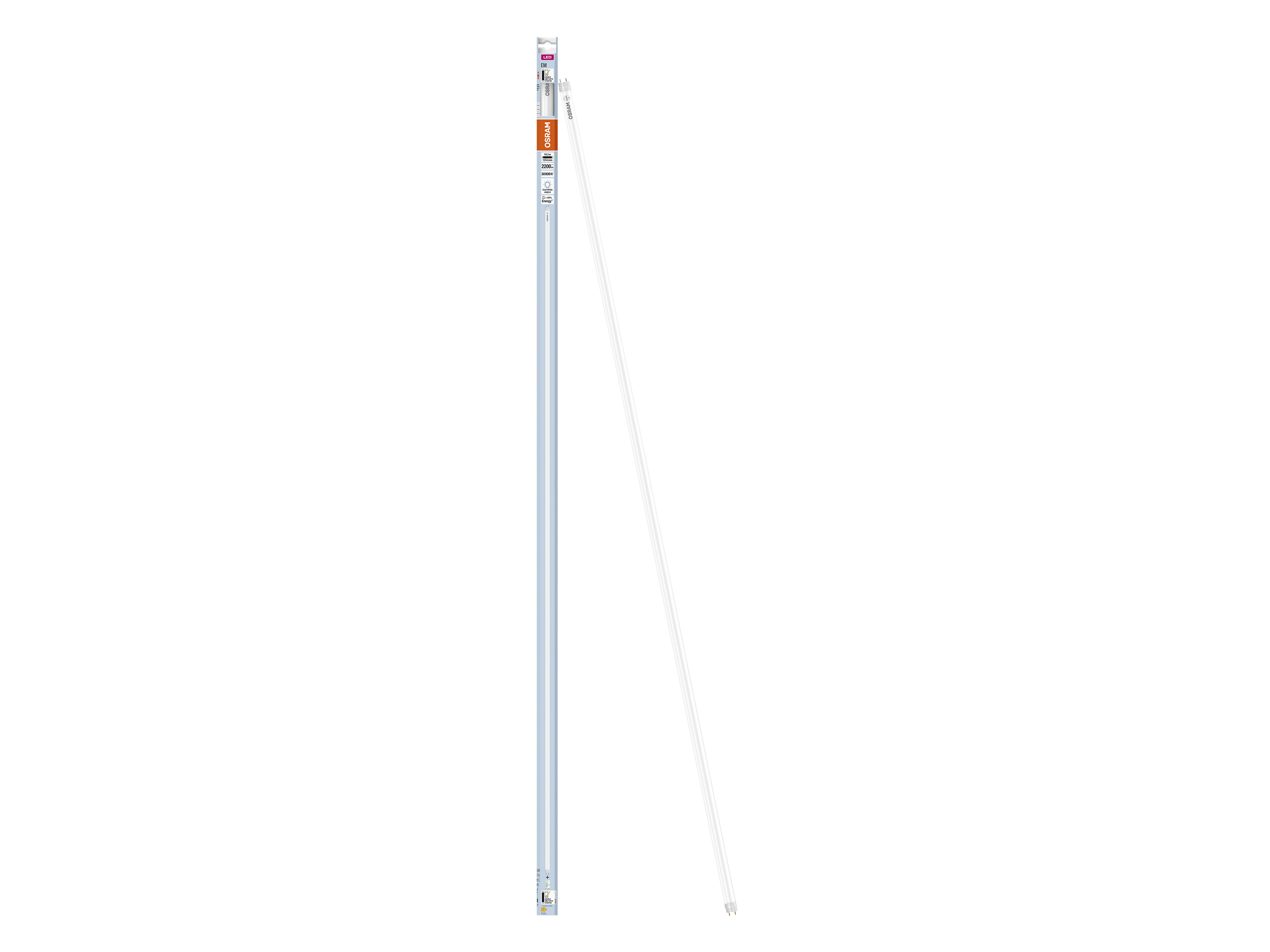 OSRAM LED-Röhre, T8, 1500mm, G13, EEK: E, 18,3W, 2200lm, 4000K, PC OSRAM LED-Röhre, T8, 1500mm, G13, EEK: E, 18,3W, 2200lm, 4000K, PC