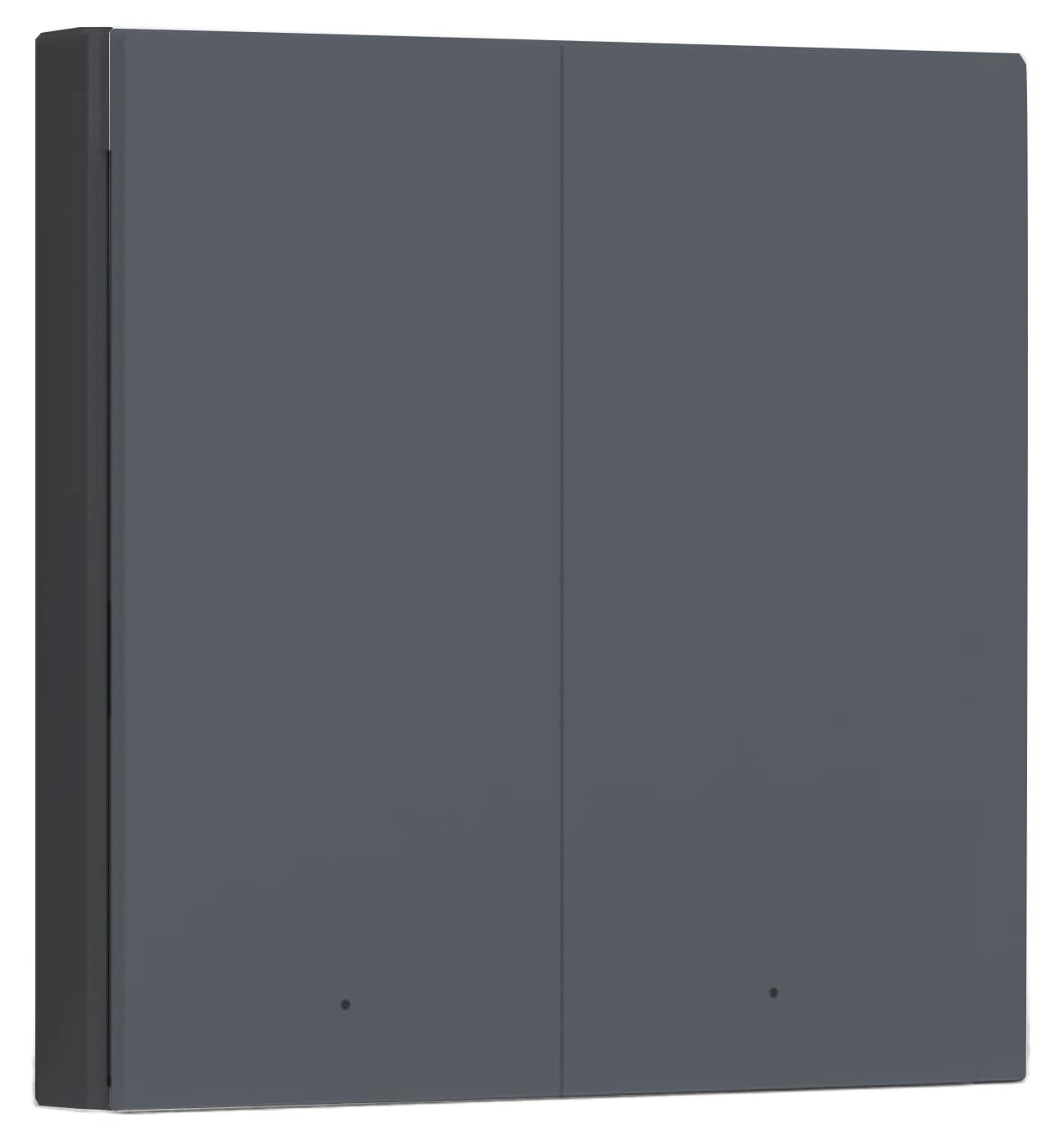 AQARA Serien-Funk-Wandschalter WS-EUK02-G, H1, 3.0, zigbee, grau AQARA Funk-Wandschalter WS-EUK02-G, H1, 3.0, zigbee, grau