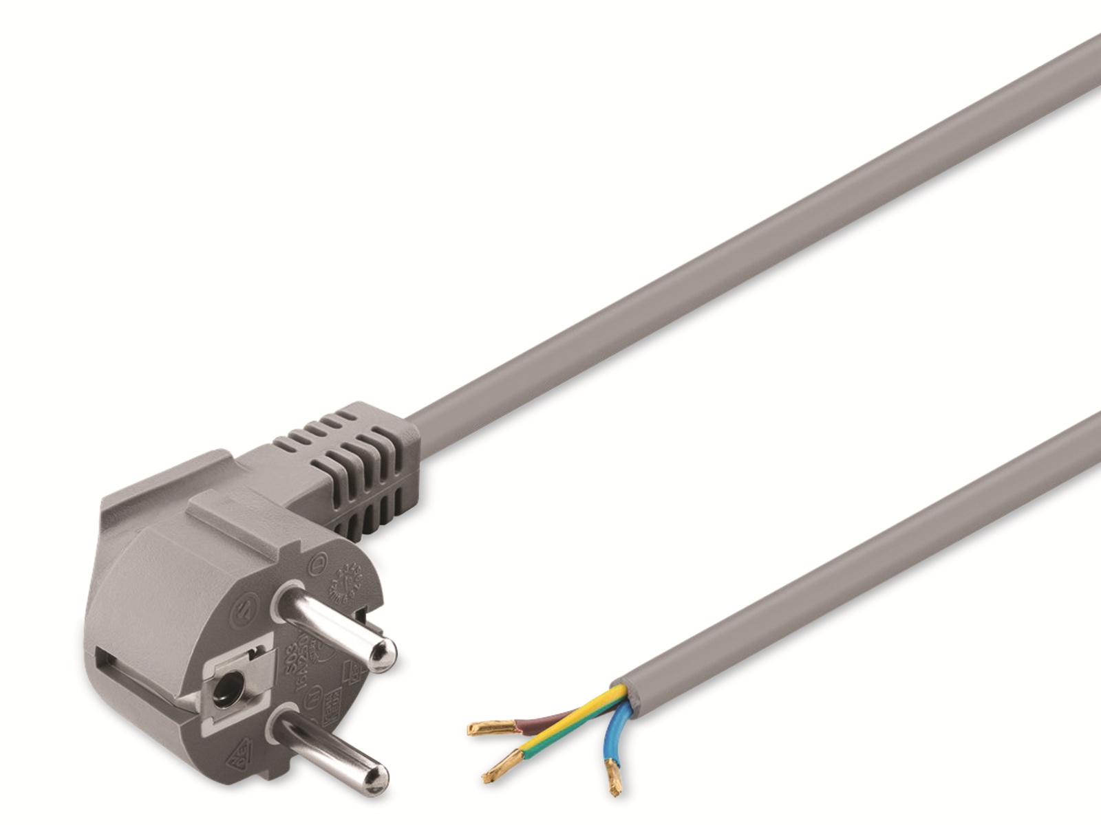 GOOBAY Schutzkontaktkabel NK 103 G-150, 1,5 m, grau GOOBAY Schutzkontaktkabel NK 103 G-150, 1,5 m, grau