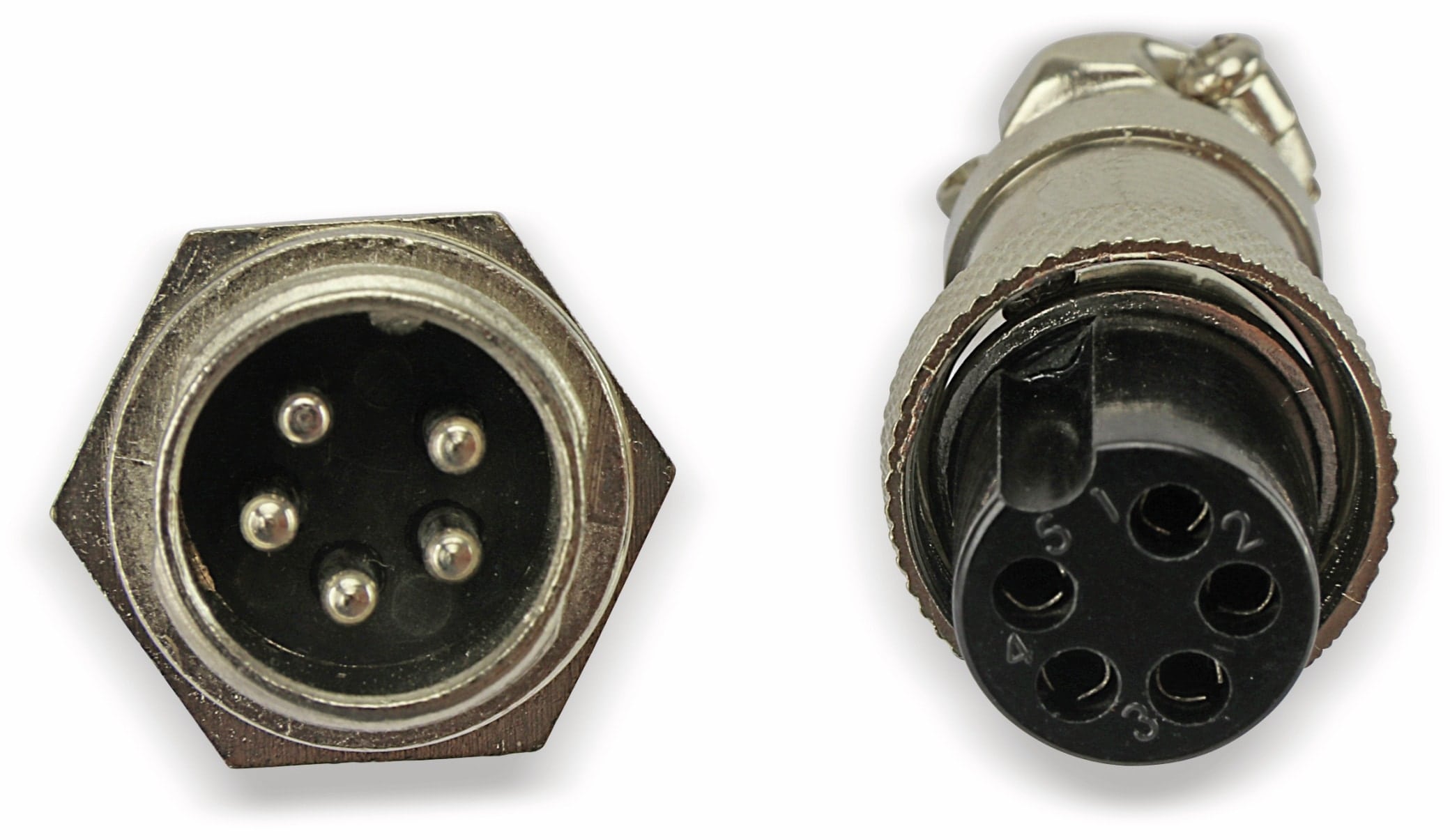Steckverbinder-Set GX16-5, 5-polig Steckverbinder-Set GX16-5, 5-polig