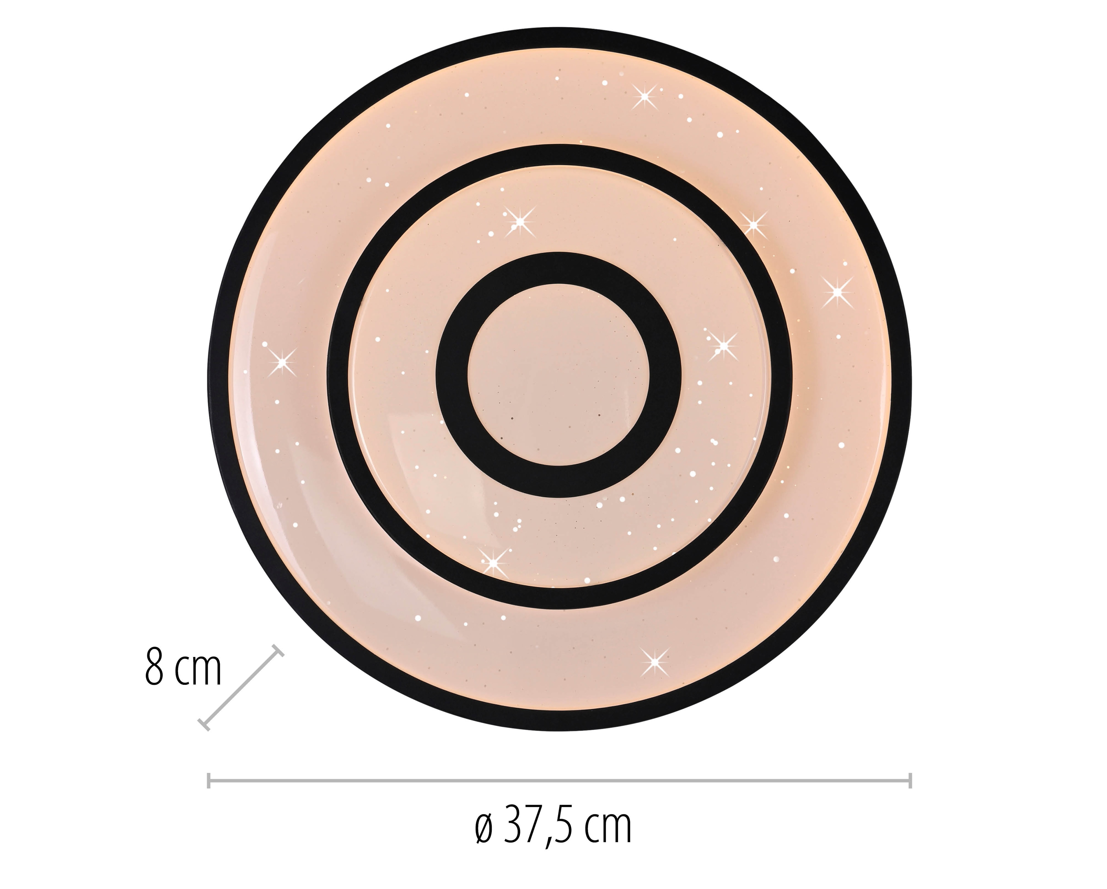 JUST LIGHT LED-Deckenleuchte 15454-18, 17W, 3000K, 1900lm, warmweiß, IP20, schwarz JUST LIGHT LED-Deckenleuchte 15454-18, 17W, 3000K, 1900lm, warmweiß, IP20, schwarz