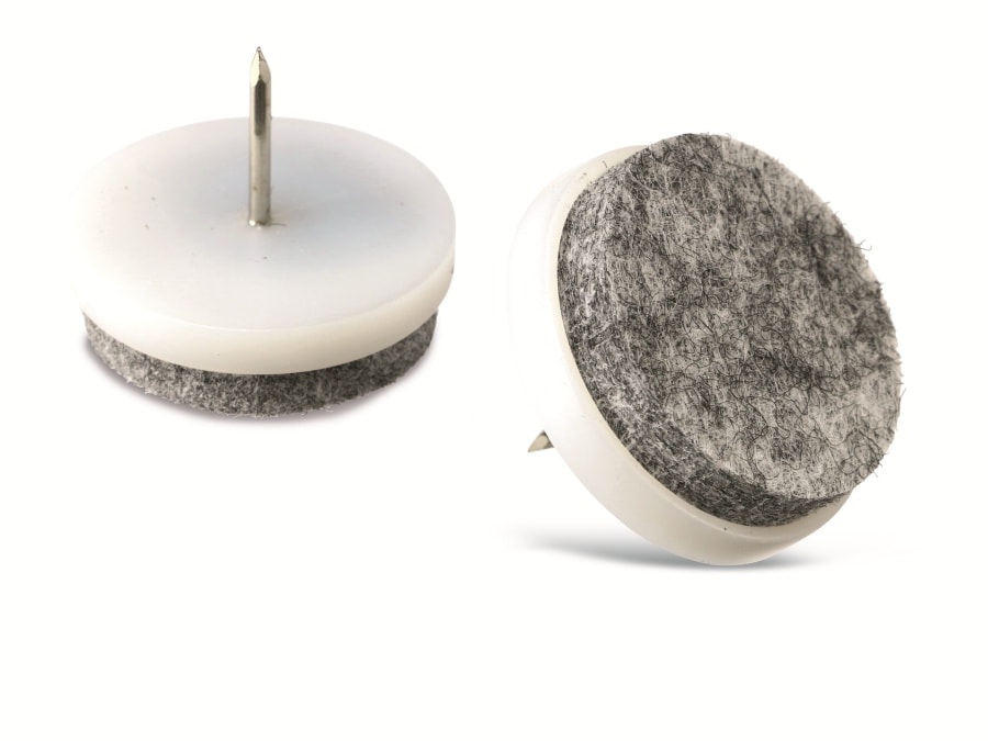 MASTERPROOF Filzgleiter mit Nagel, Ø 20 mm, 8 Stück MASTERPROOF Filzgleiter mit Nagel, Ø 20 mm, 8 Stück