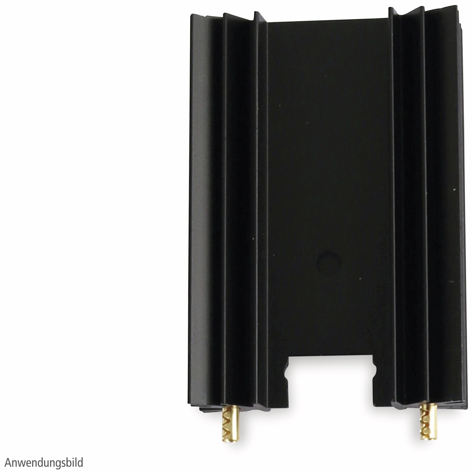 FISCHER ELEKTRONIK Kühlkörper, SK 104 50,8 STC, Leiterkartenkühlkörper , schwarz, Aluminium FISCHER ELEKTRONIK Kühlkörper, SK 104 50,8 STC, Leiterkartenkühlkörper , schwarz, Aluminium