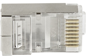 LOGILINK RJ45-Modularstecker, Cat.6, geschirmt, vorne offen, 50 Stk. LOGILINK RJ45-Modularstecker, Cat.6, geschirmt, vorne offen, 50 Stk.