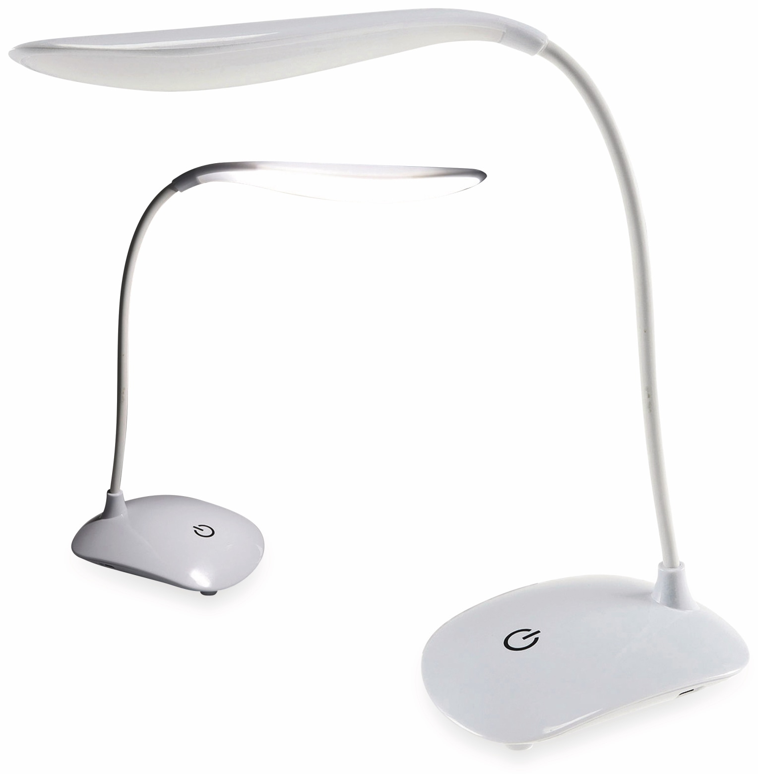 CHILITEC LED-Schreibtischleuchte 23107, mit Touch-Schalter, 6000K, weiß CHILITEC LED-Schreibtischleuchte 23107, mit Touch-Schalter, 6000K, weiß