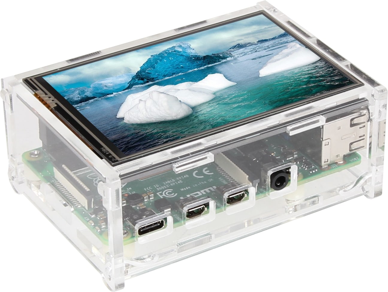 JOY-IT Acryl Gehäuse für Raspberry PI 3 & 4 JOY-IT Acryl Gehäuse für Raspberry PI 3 & 4