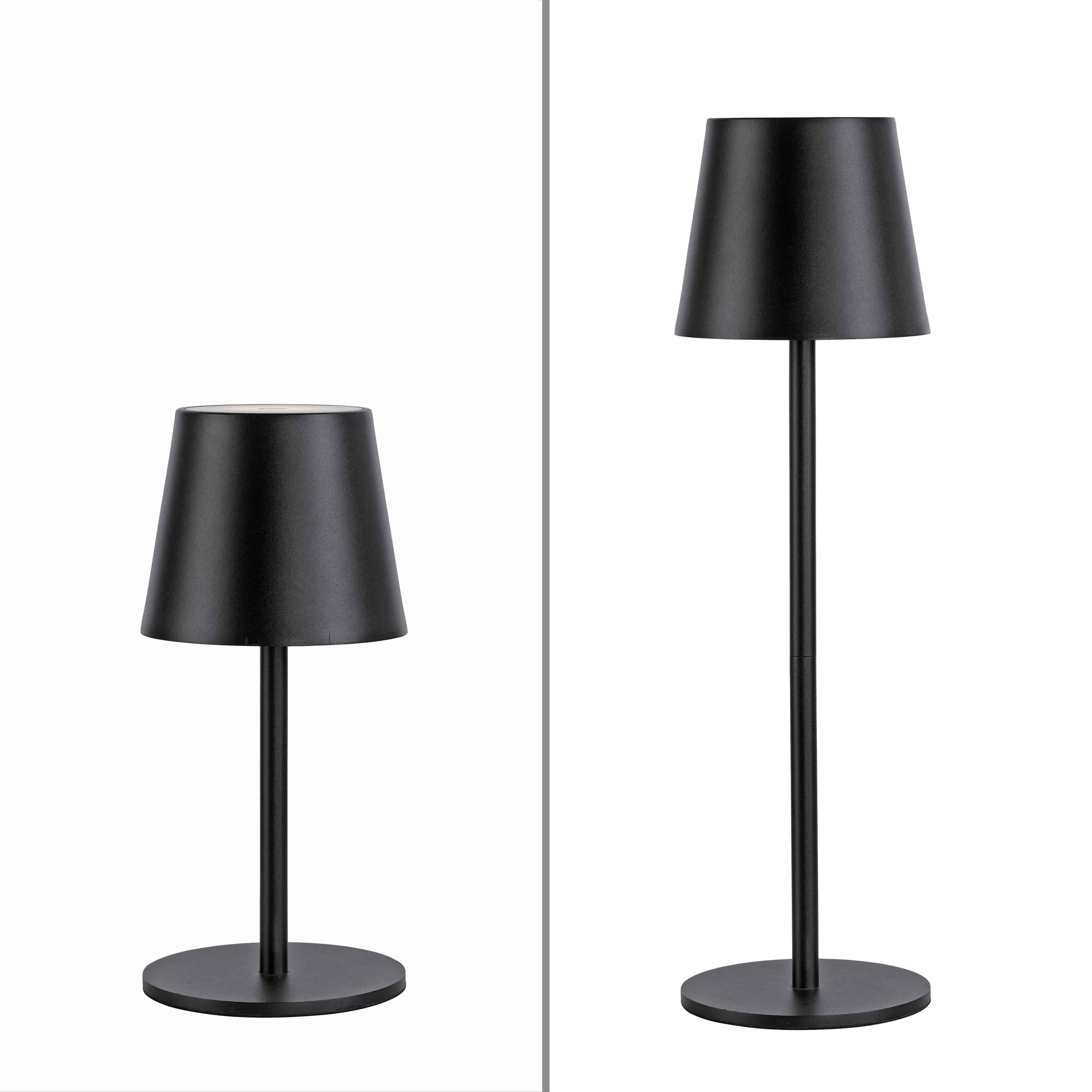 JUST LIGHT LED-Akku-Tischleuchte 19250-18 schwarz, 2,5 W, 320 lm, 3000 K, IP54 JUST LIGHT LED-Akku-Tischleuchte 19250-18 schwarz, 2,5 W, 320 lm, 3000 K, IP54