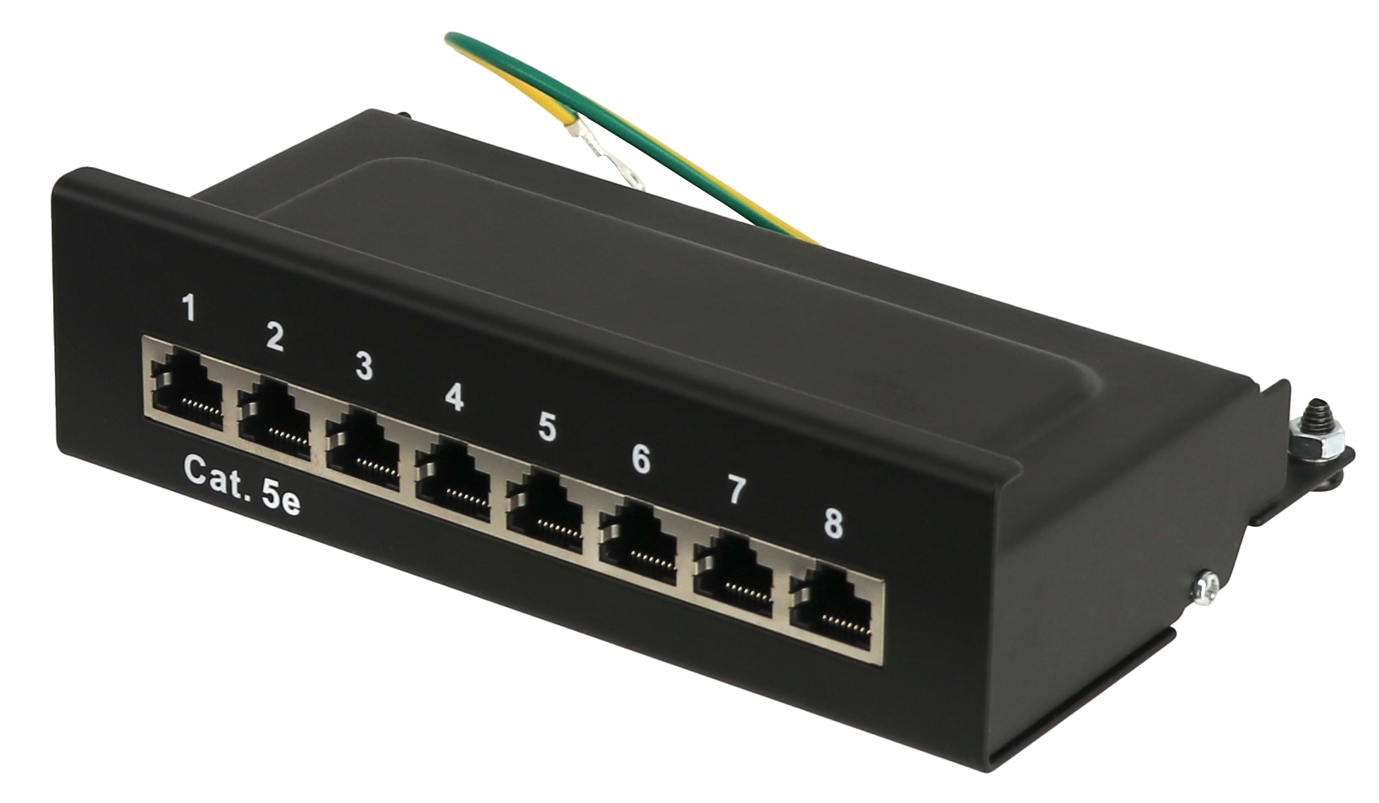 RED4POWER CAT.5e Patchpanel R4-N107S, 8-fach, schwarz RED4POWER CAT.5e Patchpanel R4-N107S, 8-fach, schwarz