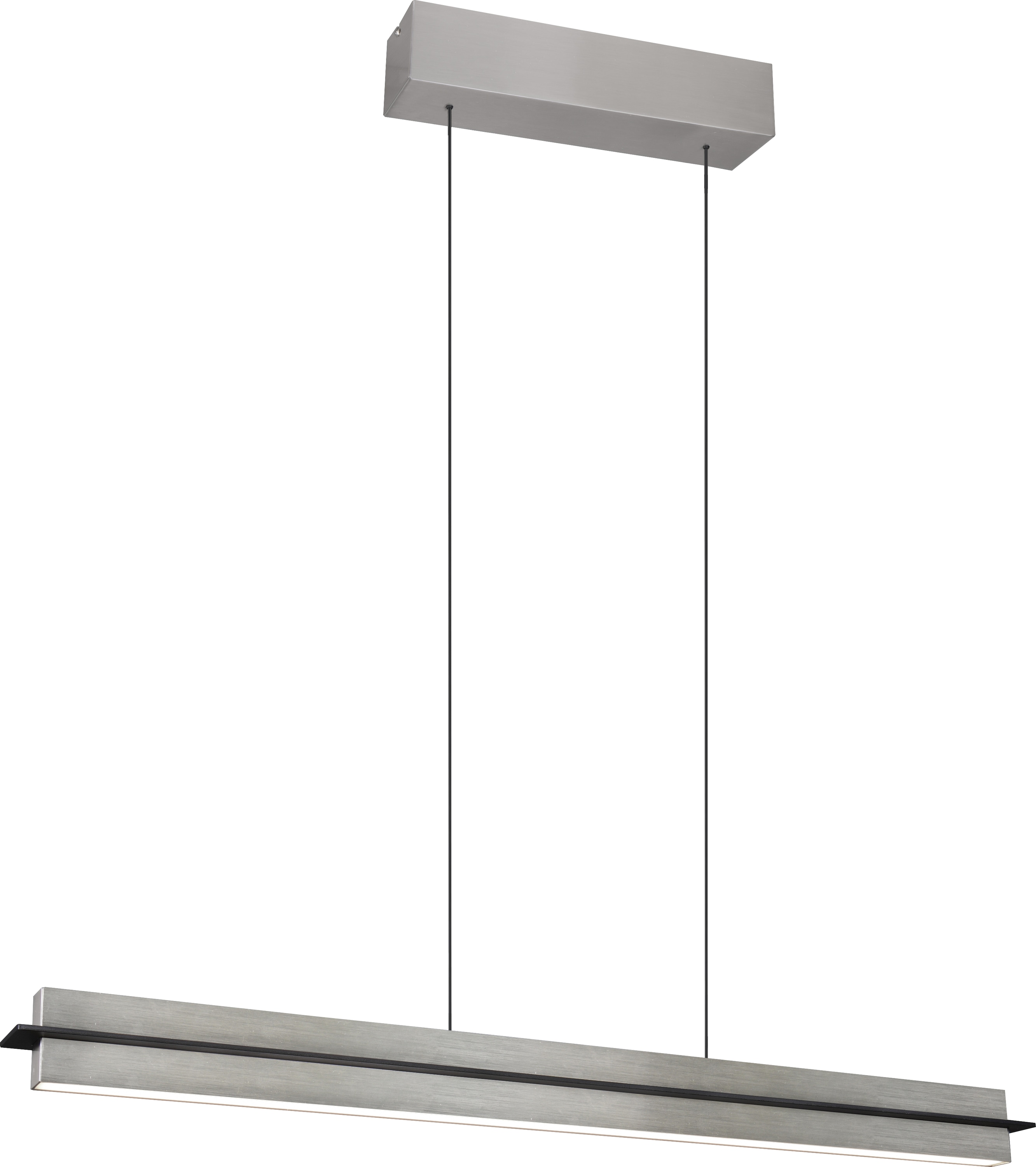 TRIO LED-Pendelleuchte EMERSON 346710107, 22 W, 2500 lm, nickel