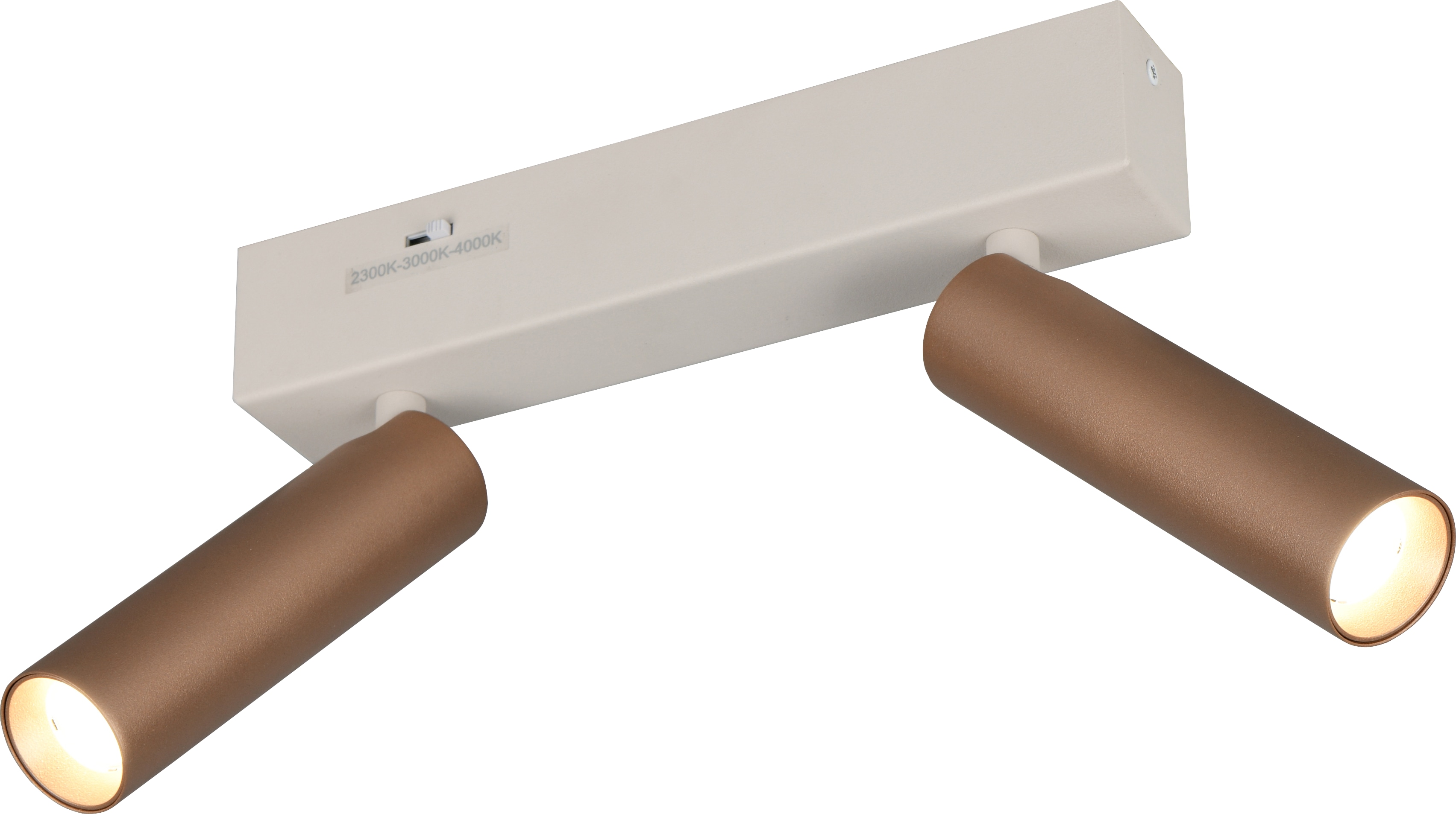 TRIO LED-Spotleuchte AMBALA, 849210265, 2-fach, 2x 5,5 W, 2x 500 ml, coffee TRIO LED-Spotleuchte AMBALA, 849210265, 2-fach, 2x 5,5 W, 2x 500 ml, coffee