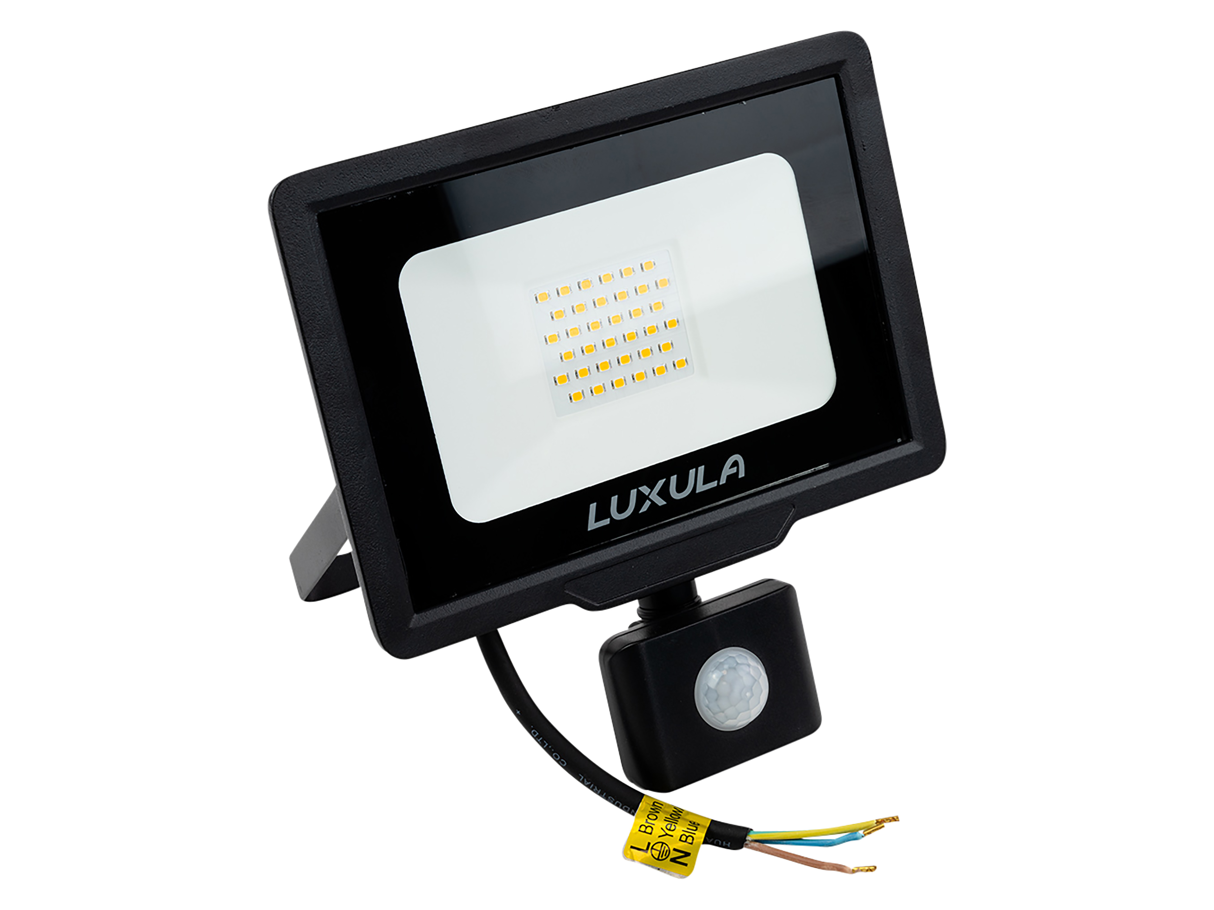 LUXULA LED-Fluter mit Bewegungsmelder, EEK: F, 30W, 3000lm, 4000K, IP65, schwarz LUXULA LED-Fluter mit Bewegungsmelder, EEK: F, 30W, 3000lm, 4000K, schwarz