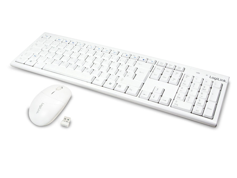 LOGILINK Kabelloses Tastatur/Maus-Set ID0104W LOGILINK Kabelloses Tastatur/Maus-Set ID0104W