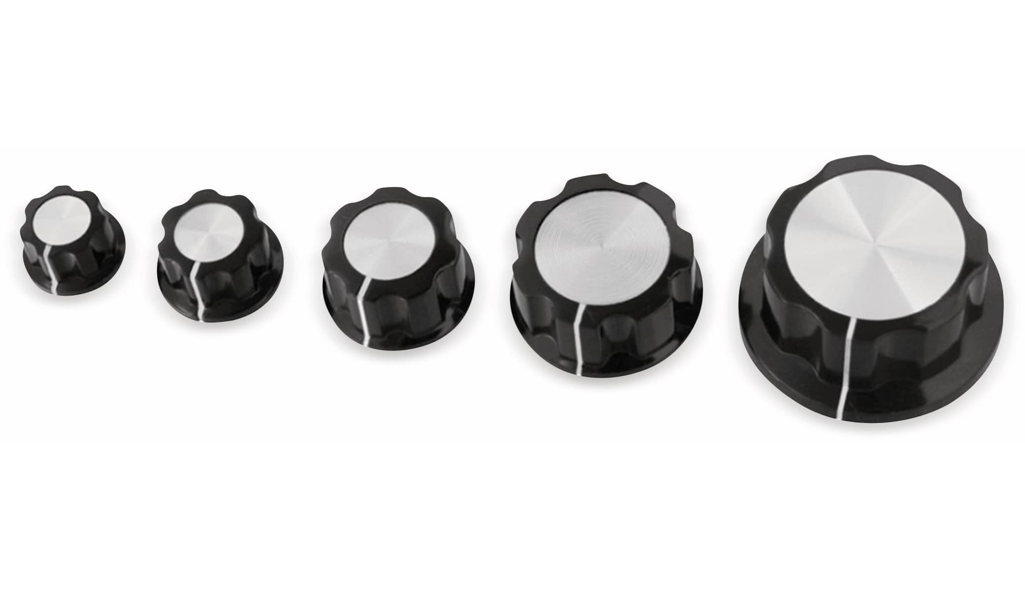 Drehknopf, Ø23x13 mm, Achse Ø6 mm Drehknopf, Ø23x13 mm, Achse Ø6 mm