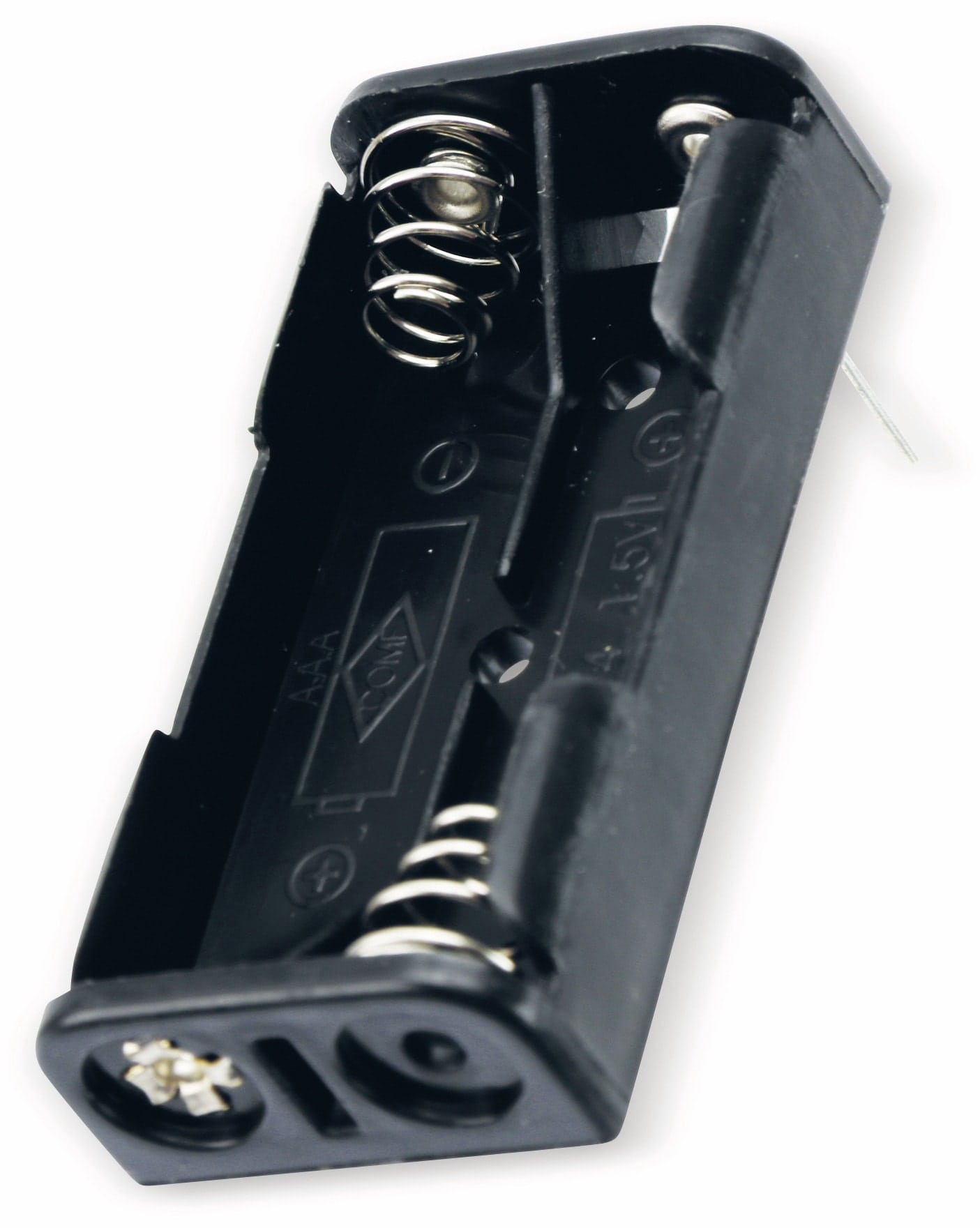 Batteriehalter, 2 x Micro AAA, Printanschluss Batteriehalter, 2 x Micro AAA, Printanschluss
