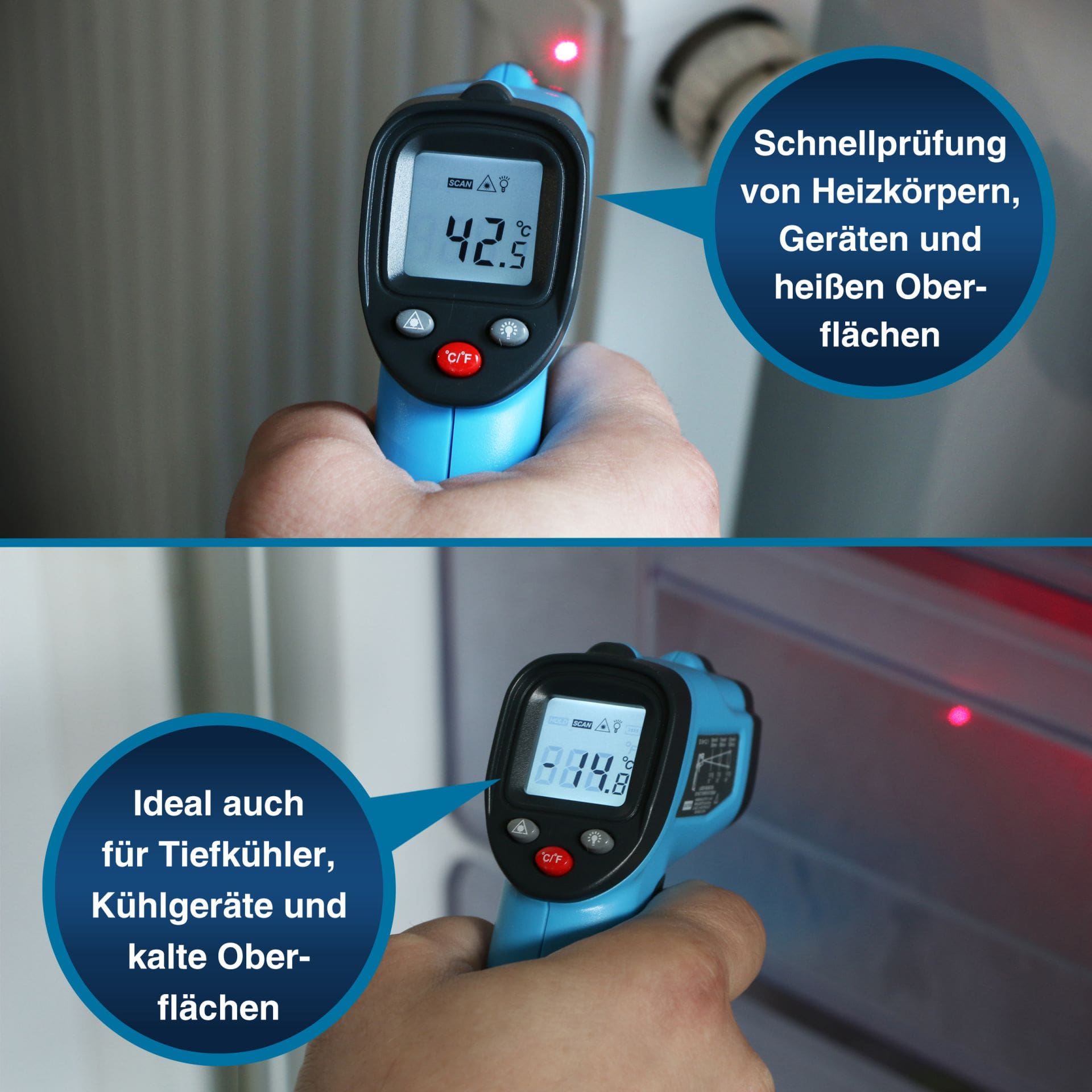 PEAKTECH IR-Thermometer P 4940, -50 °C...+600 °C PEAKTECH IR-Thermometer P 4940, -50 °C...+600 °C