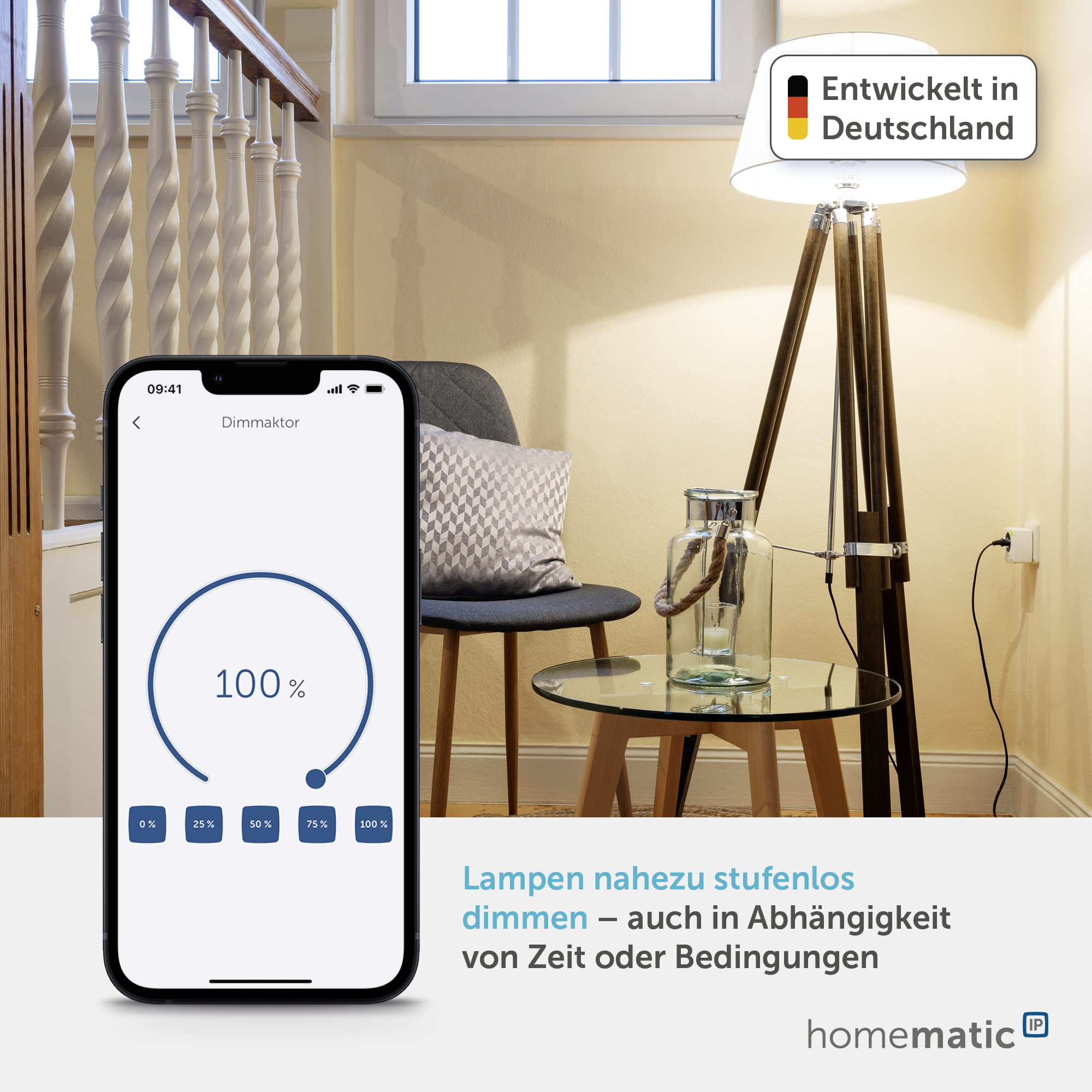 HOMEMATIC IP Smart Home 150327A0, Dimmersteckdose Phasenabschnitt HOMEMATIC IP Smart Home 150327A0, Dimmersteckdose Phasenabschnitt