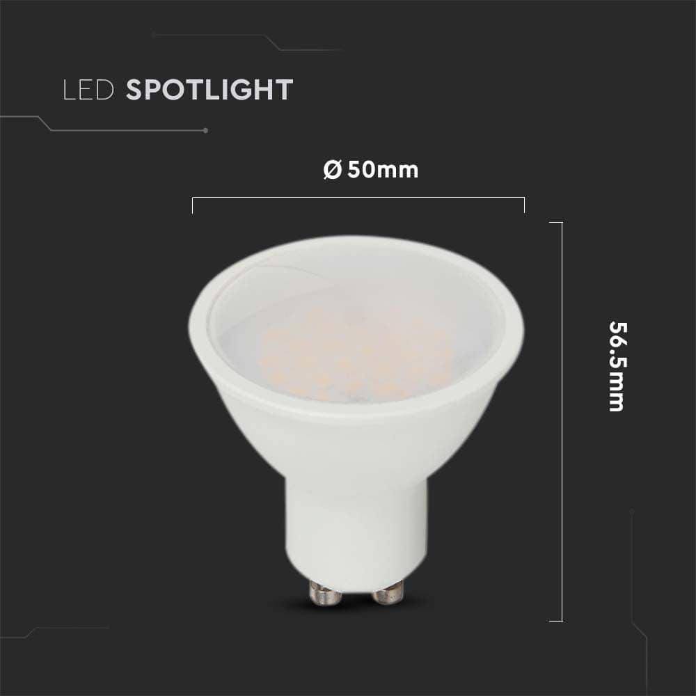 V-TAC LED-Lampe VT-21878, EEK: F, 10W, 1000lm, 3000k, GU10, 100°
