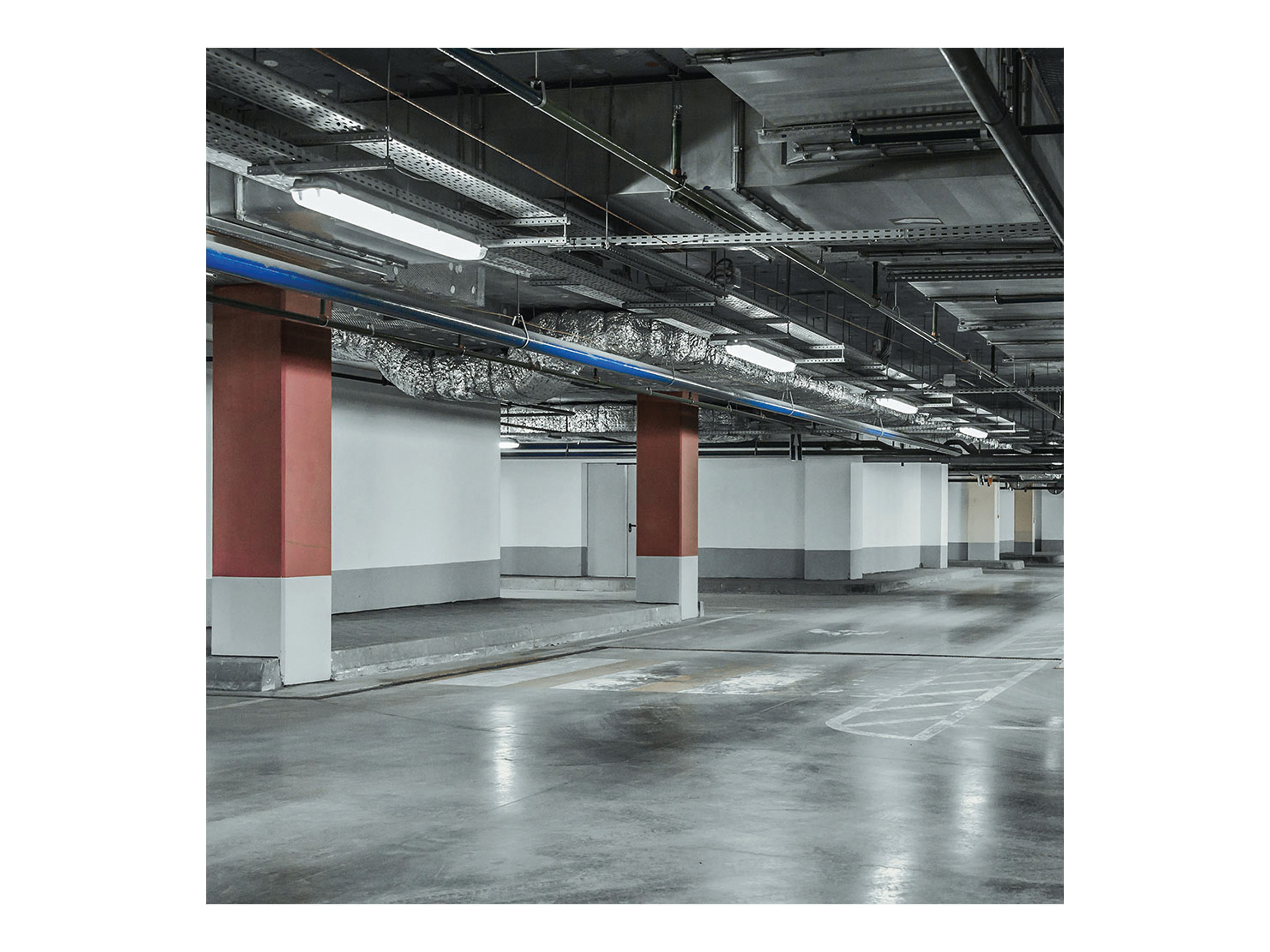V-TAC LED-Feuchtraum-Wannenleuchte VT-12023 (6399), 2x 18 W, 6500K V-TAC LED-Feuchtraum-Wannenleuchte VT-12023 (6399), 2x 18 W, 6400K