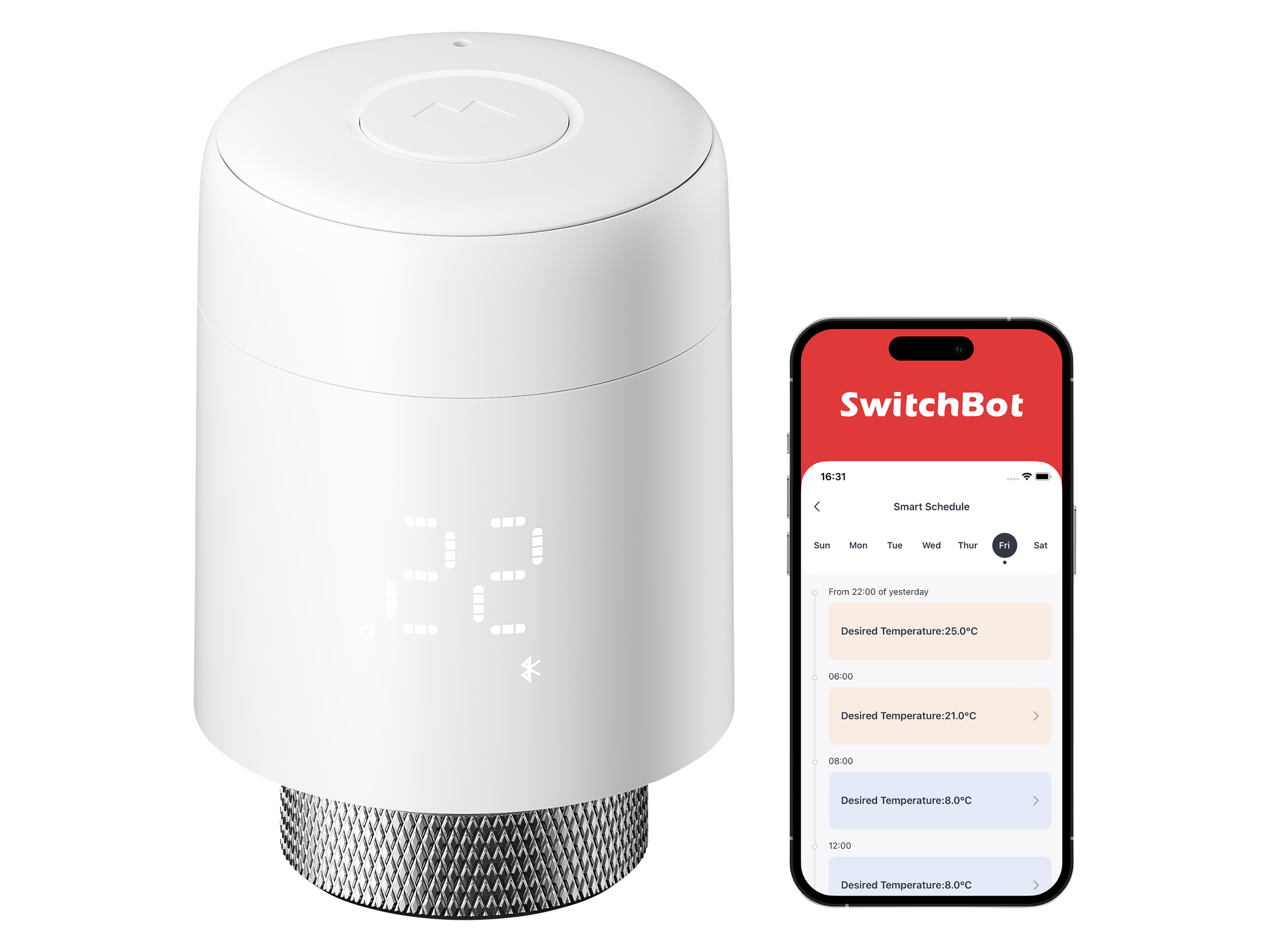SWITCHBOT Heizkörperthermostat, weiß SWITCHBOT Heizkörperthermostat, weiß