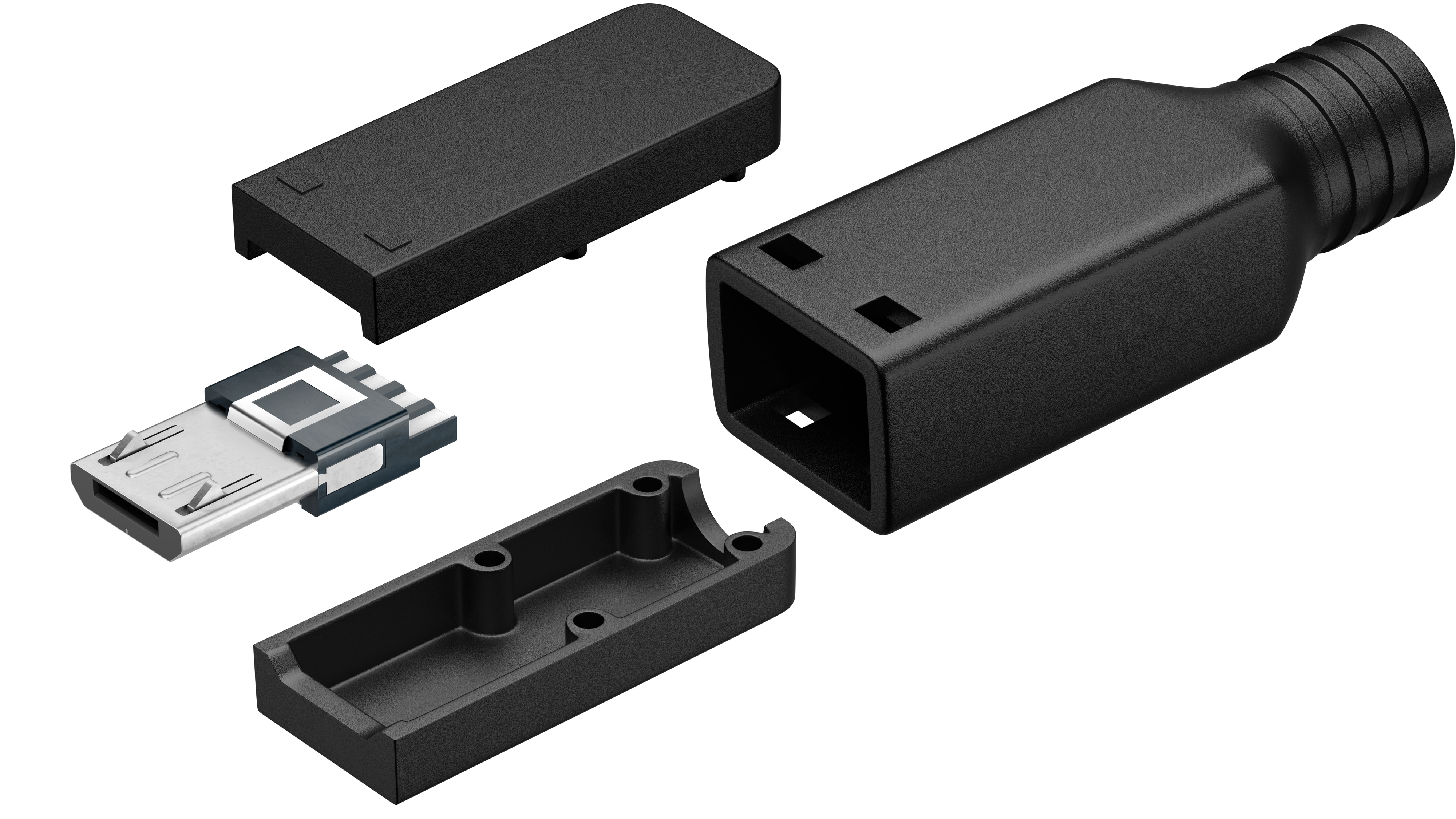 GOOBAY Micro-USB-Stecker Lötversion, USB 2.0, 2,5 W, 0,5 A, 480 Mbit/s GOOBAY Micro-USB-Stecker Lötversion, USB 2.0, 2,5 W, 0,5 A, 480 Mbit/s