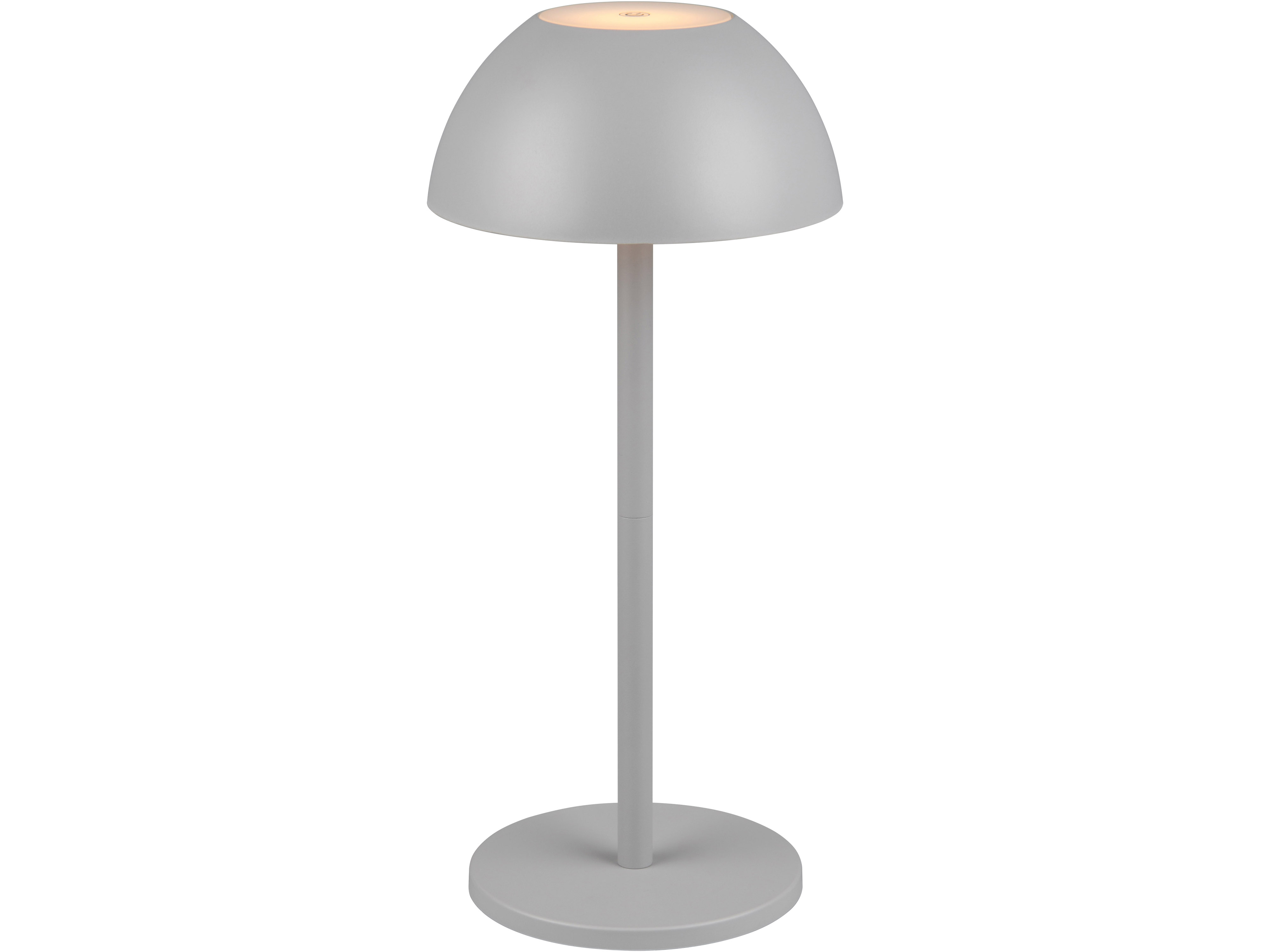 REALITY LED-Akku-Tischleuchte Ricardo R54106177 grau, IP54, 1,7 W, 240 lm, 3000 K REALITY LED-Akku-Tischleuchte Ricardo R54106177 grau, IP54, 1,7 W, 240 lm, 3000 K