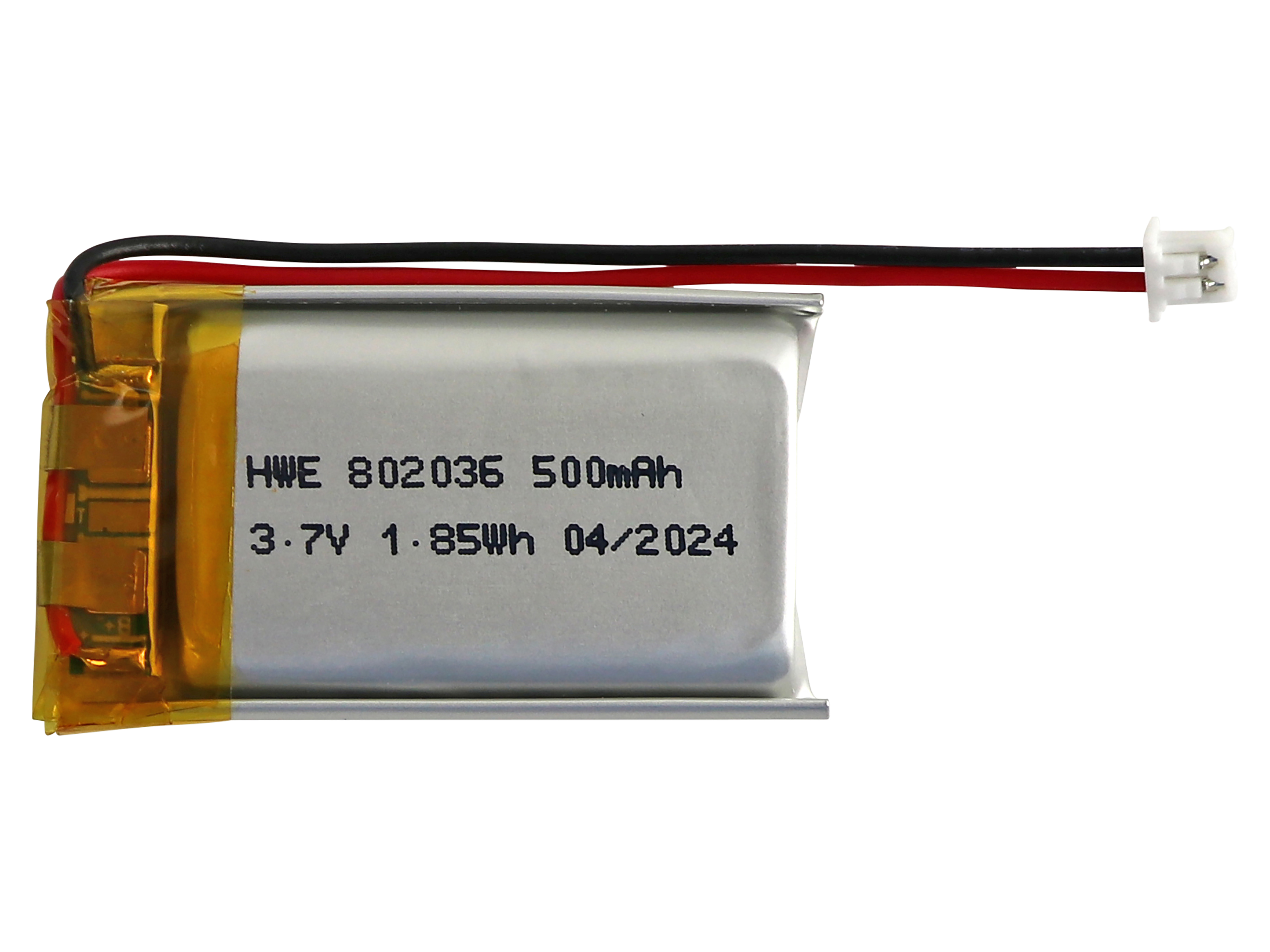 Lithium-Polymer-Akku SP802036P, 5 Stück