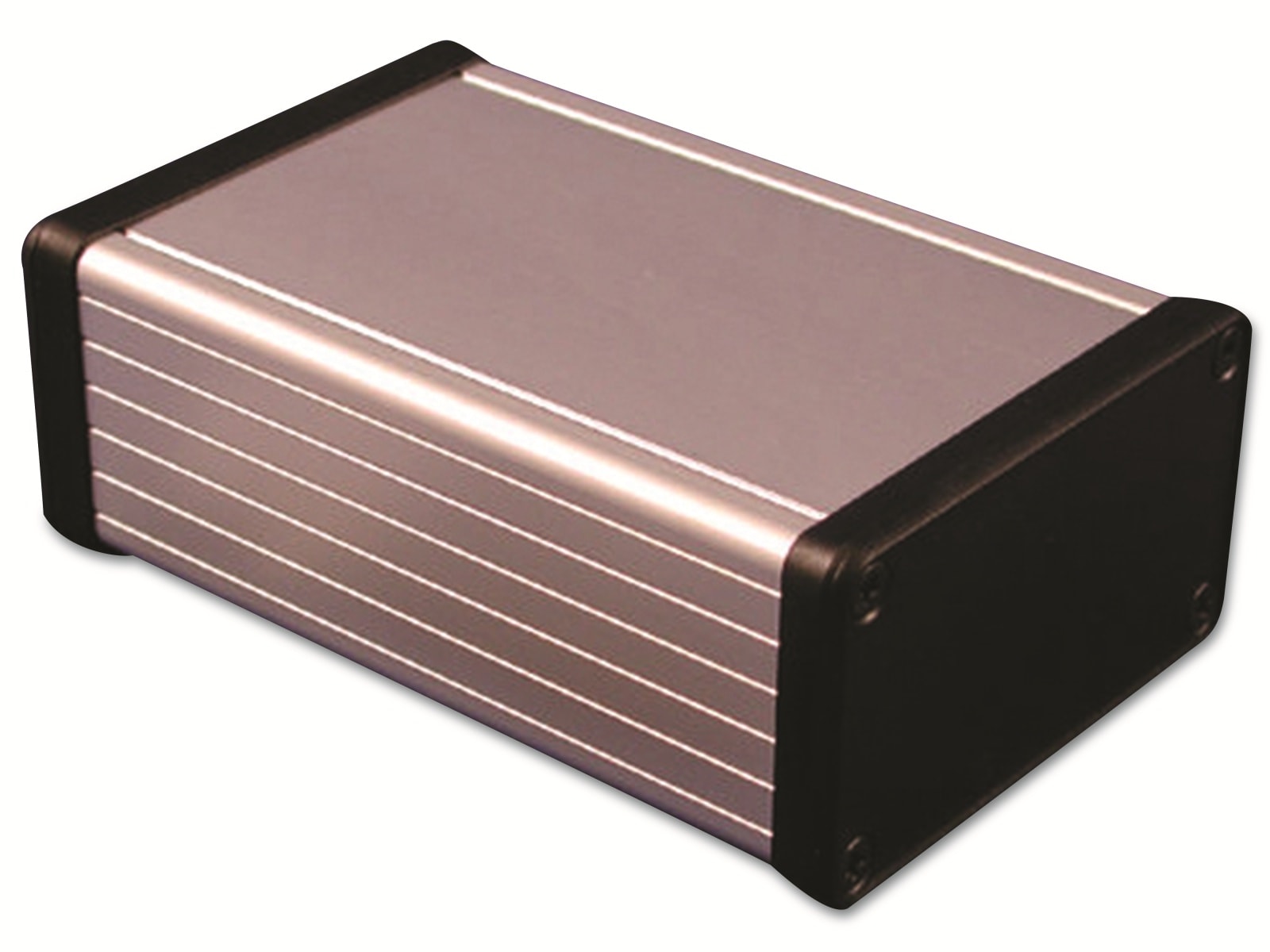 HAMMOND Profil-Gehäuse,1455K1202, Extruded Aluminium, klar Aluminium, IP54, 120x78x43 mm HAMMOND Profil-Gehäuse,1455K1202, Extruded Aluminium, klar Aluminium, IP54, 120x78x43 mm