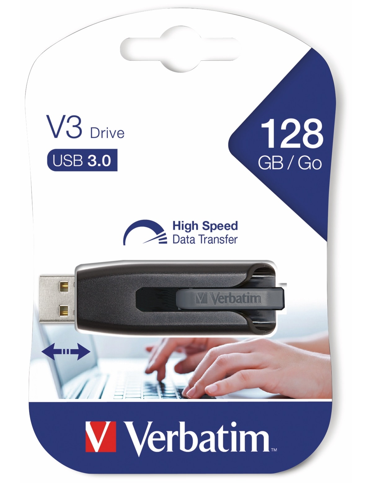 VERBATIM USB 3.0 Speicherstick V3 Store n Go, 128 GB VERBATIM USB 3.0 Speicherstick V3 Store n Go, 128 GB