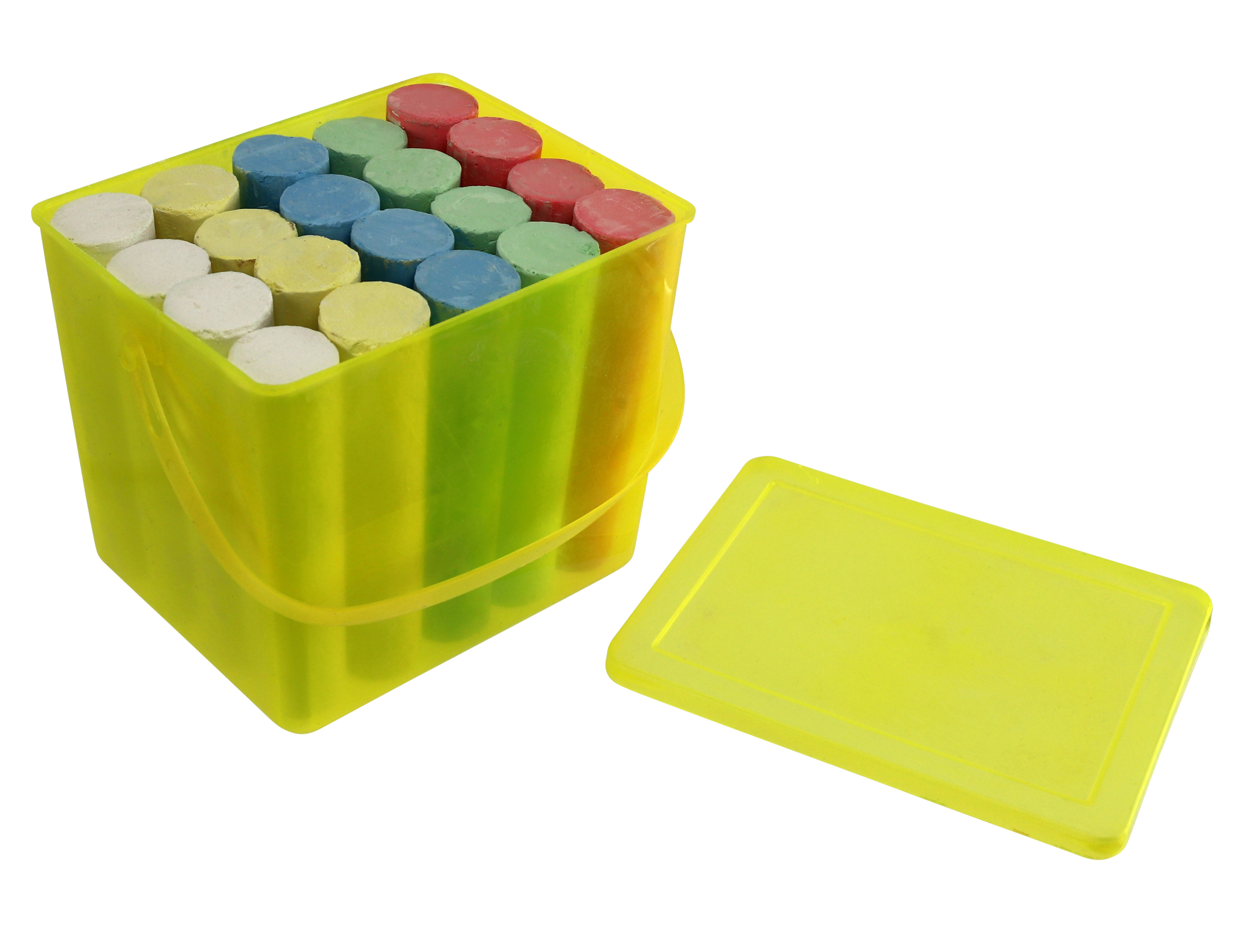 Straßenkreide, 20 Stück, inkl. Transportbox