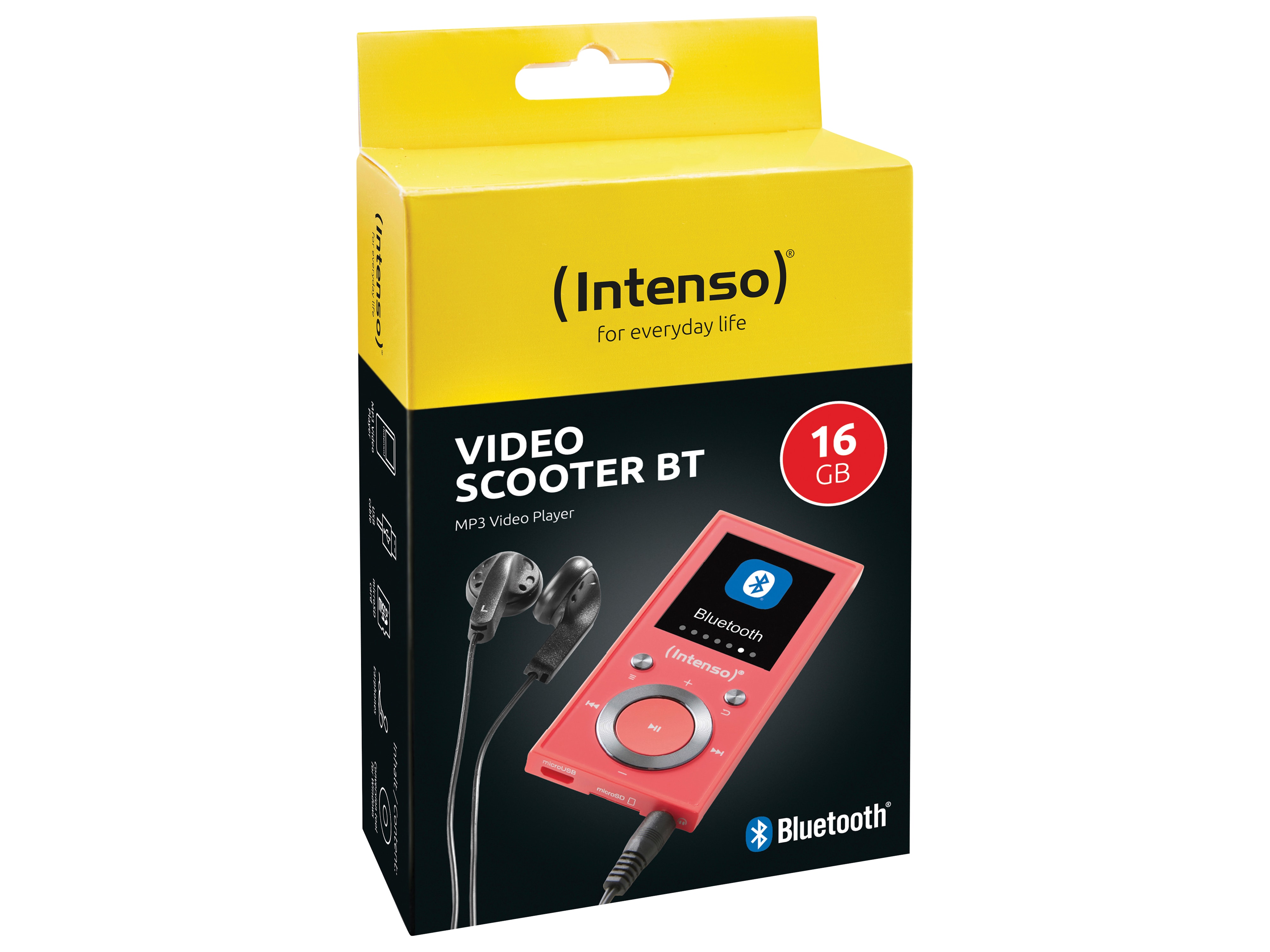 INTENSO MP3-Videoplayer 3717473, Video Scooter BT, 16 GB, pink INTENSO MP3-Videoplayer 3717473, Video Scooter BT, 16 GB, pink