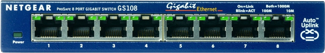 NETGEAR Switch GS108GE NETGEAR Switch GS108GE