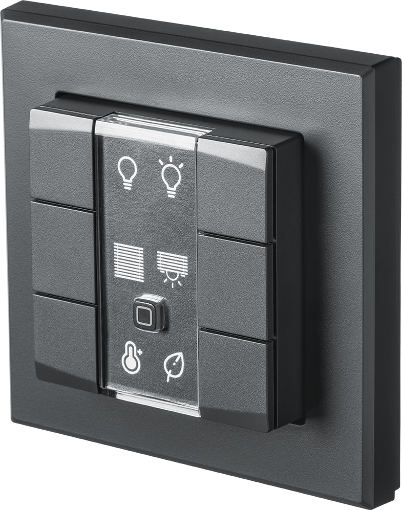 HOMEMATIC IP 159828A0, Wandtaster 6-fach, anthrazit HOMEMATIC IP 159828A0, Wandtaster 6-fach, anthrazit