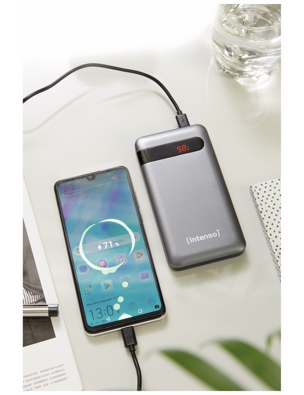 INTENSO USB Powerbank 7332330 PD10000, 10.000 mAh, schwarz INTENSO USB Powerbank 7332330 PD10000, 10.000 mAh, schwarz
