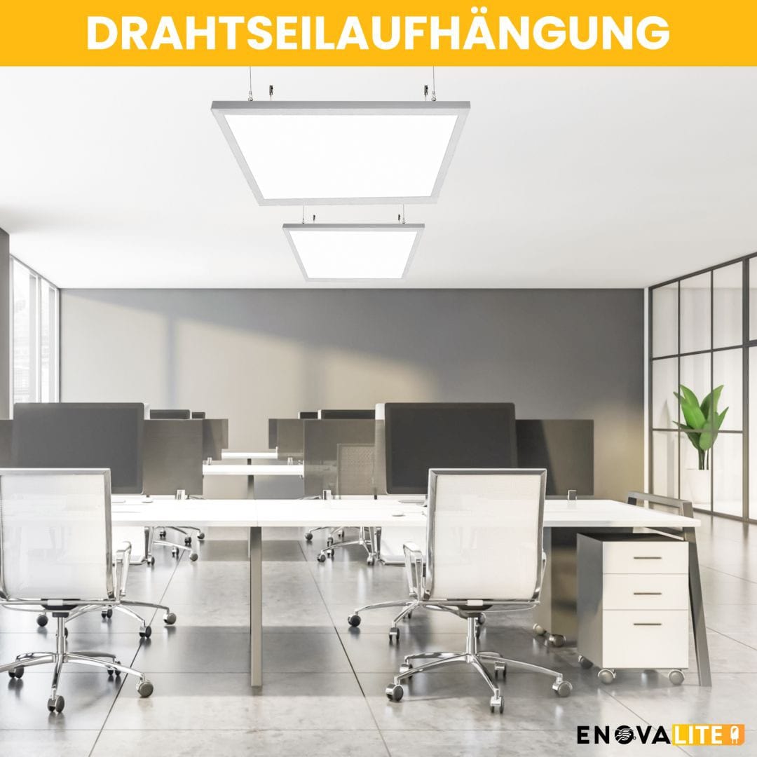 ENOVALITE LED-Panel, 36 W, 3600 lm, EEK: F, 620x620 mm, 3000 K, 120° Abstrahlwinkel ENOVALITE LED-Panel, 36 W, 3600 lm, EEK: F, 620x620 mm, 3000 K