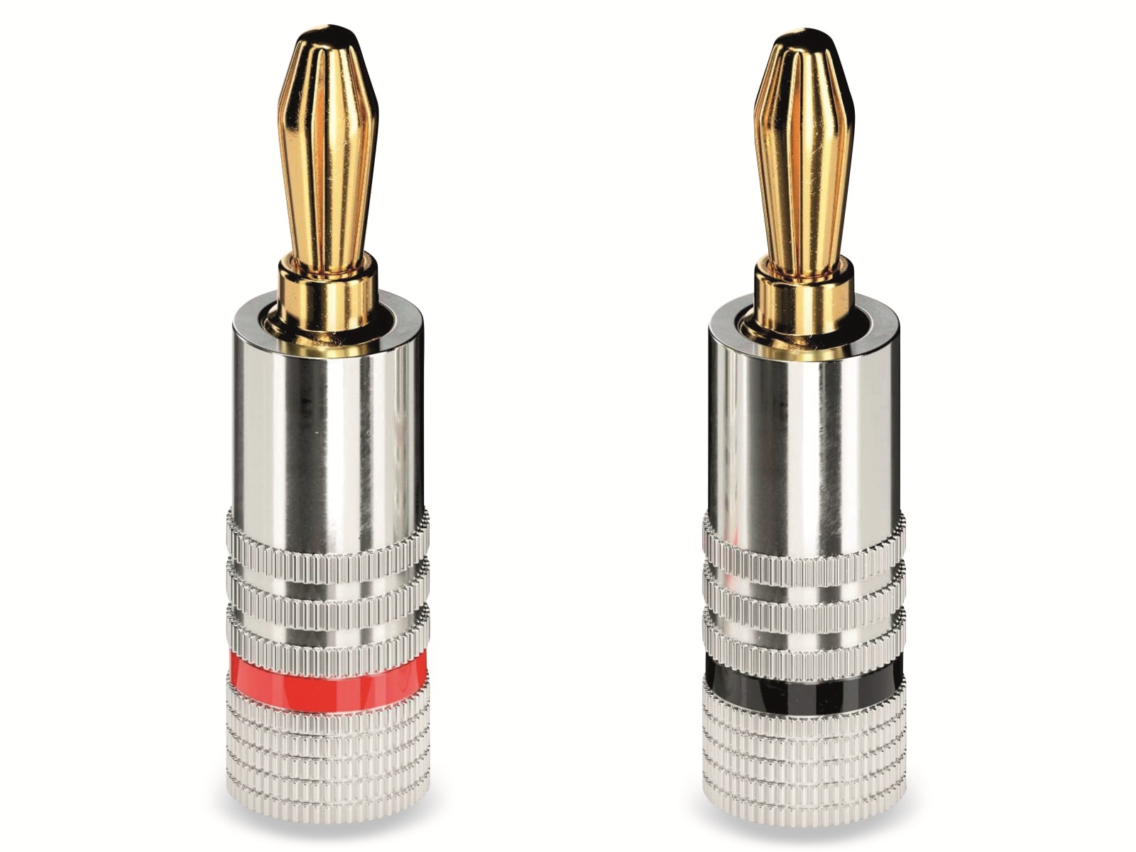 SONERO Bananenstecker-Set 4 Stück, schraubbar SONERO Bananenstecker-Set 4 Stück, schraubbar