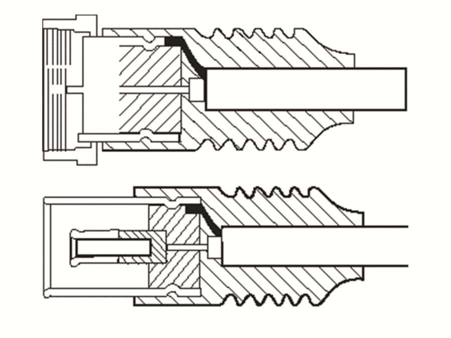 GOOBAY SAT-Antennenanschlusskabel F-Stecker/Koaxkupplung, weiß, 2,5 m GOOBAY SAT-Antennenanschlusskabel F-Stecker/Koaxkupplung, weiß, 2,5 m