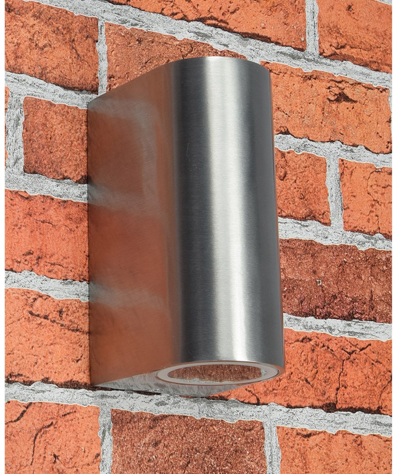 CHILITEC Wandleuchte CTW-2, IP44, 2x GU10, Edelstahl CHILITEC Wandleuchte CTW-2, IP44, 2x GU10, Edelstahl