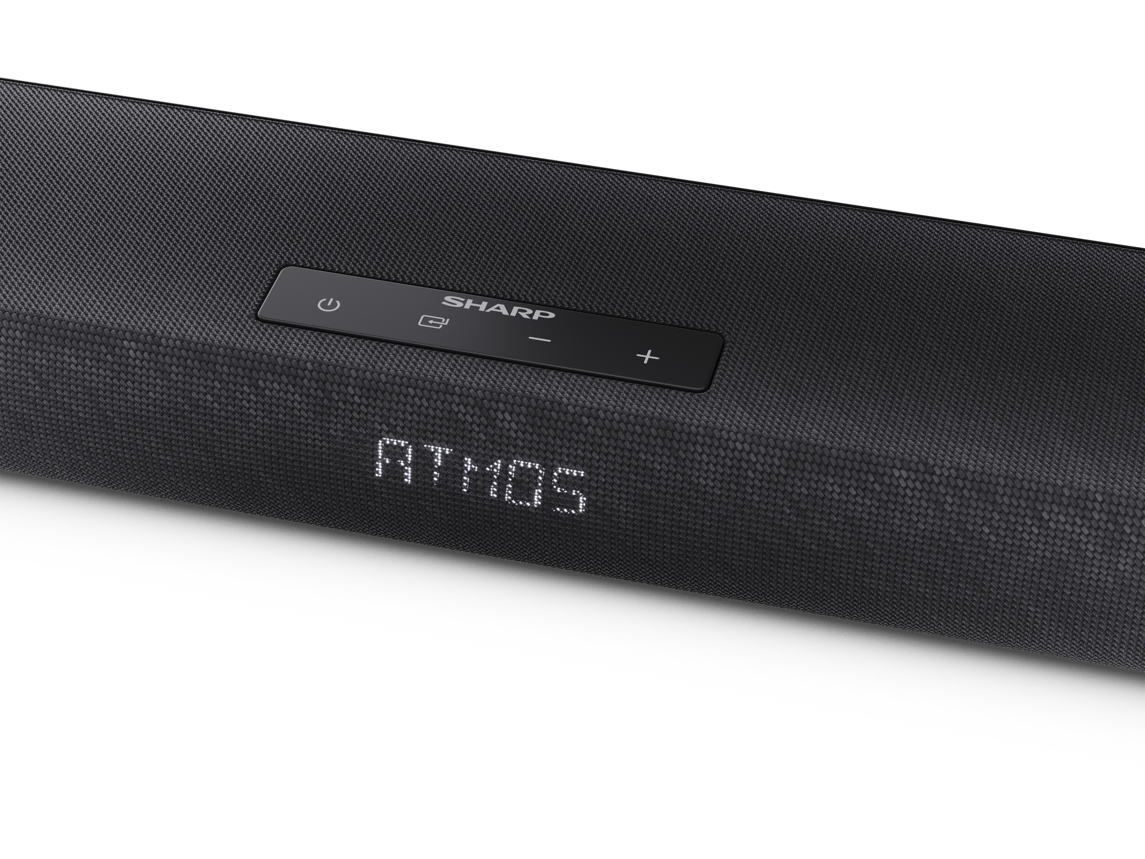 SHARP Soundbar HT-SBW320, 2.1-Kanal, Ultraflach, Dolby Atmos, DTS Virtual:X, Wireless Subwoofer, Bluetooth, Schwarz