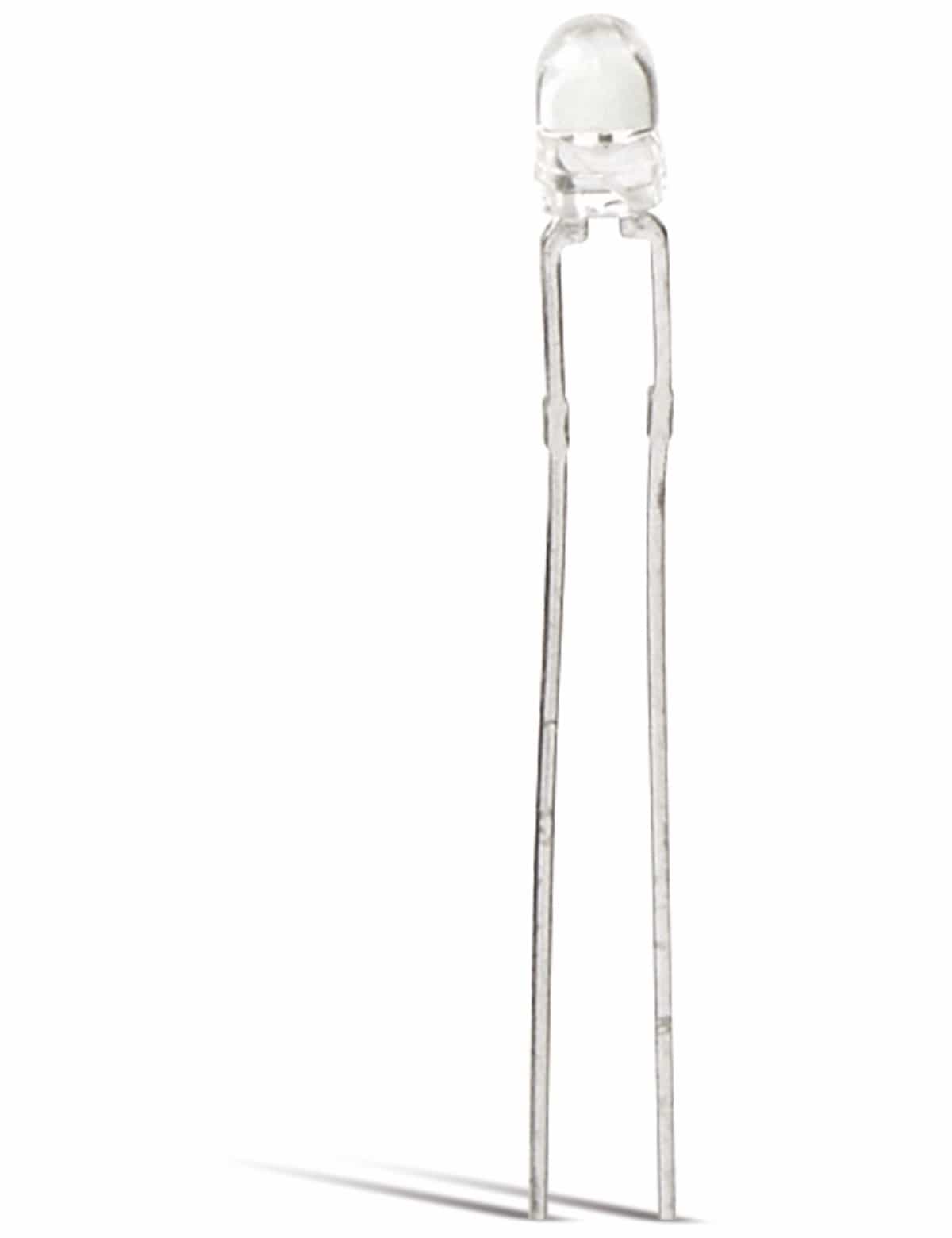 LED, rot, Ø 3 mm, 600 mcd, 10 Stück LED, rot, Ø 3 mm, 600 mcd, 10 Stück
