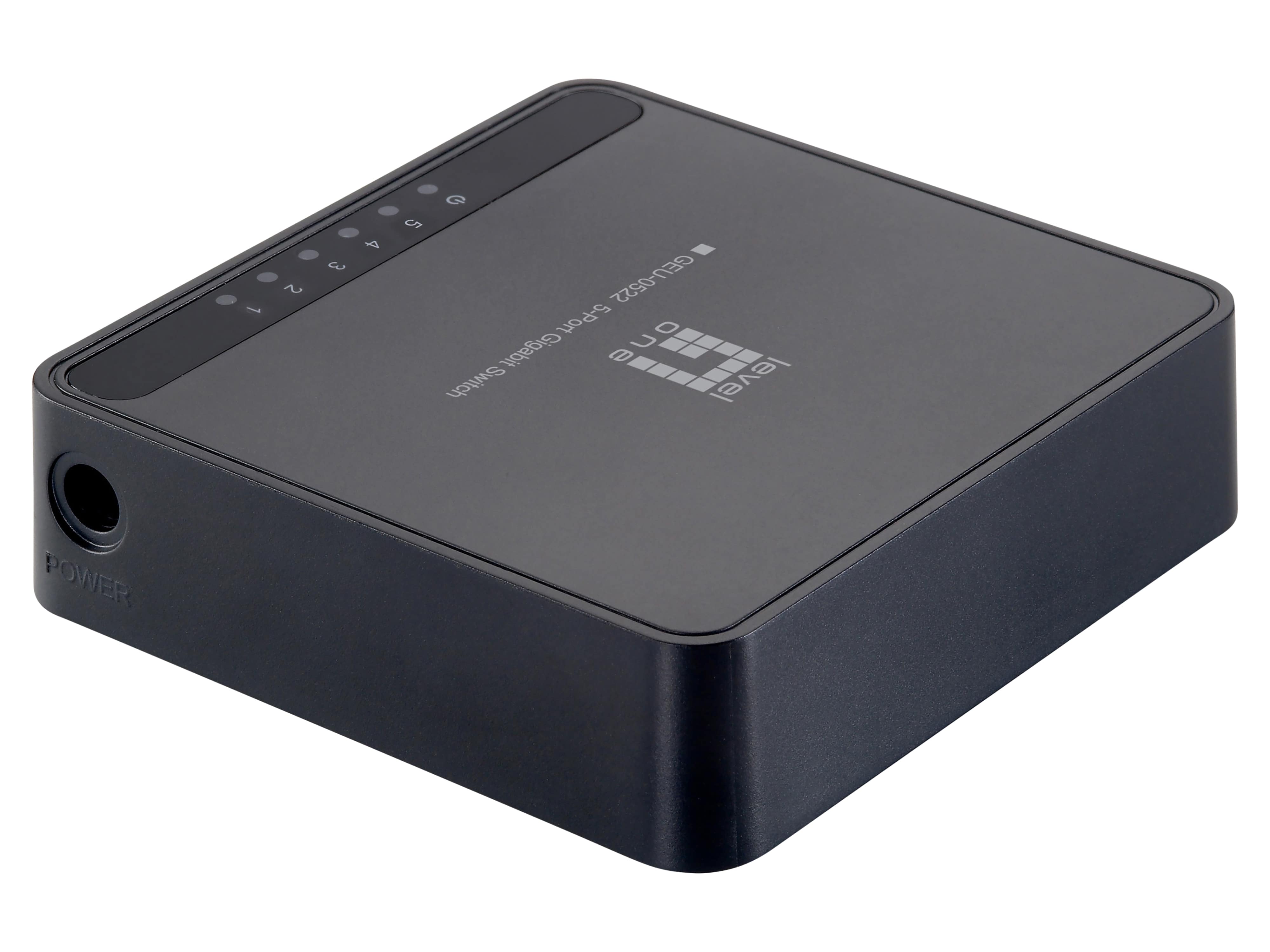 LEVEL ONE Gigabit-Switch GEU-0522 5-Port LEVEL ONE Gigabit-Switch GEU-0522 5-Port