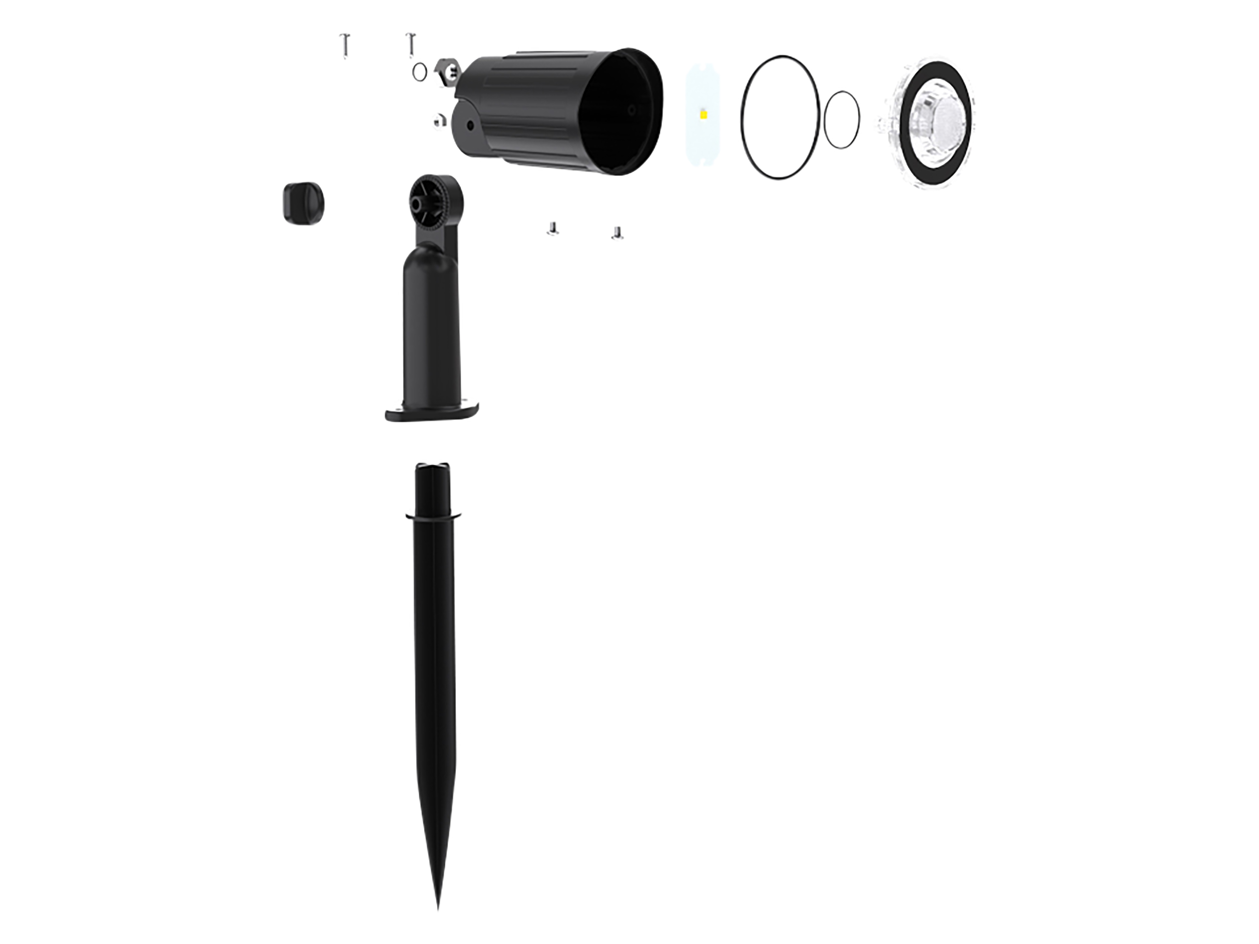 LUXULA Solar LED-Gartenleuchten Set, 5W, 3000K, 200lm, warmweiß, IP54, schwarz, 4 Stück LUXULA Solar LED-Gartenleuchten Set, 5W, 3000K, 200lm, warmweiß, IP54, schwarz, 4 Stück