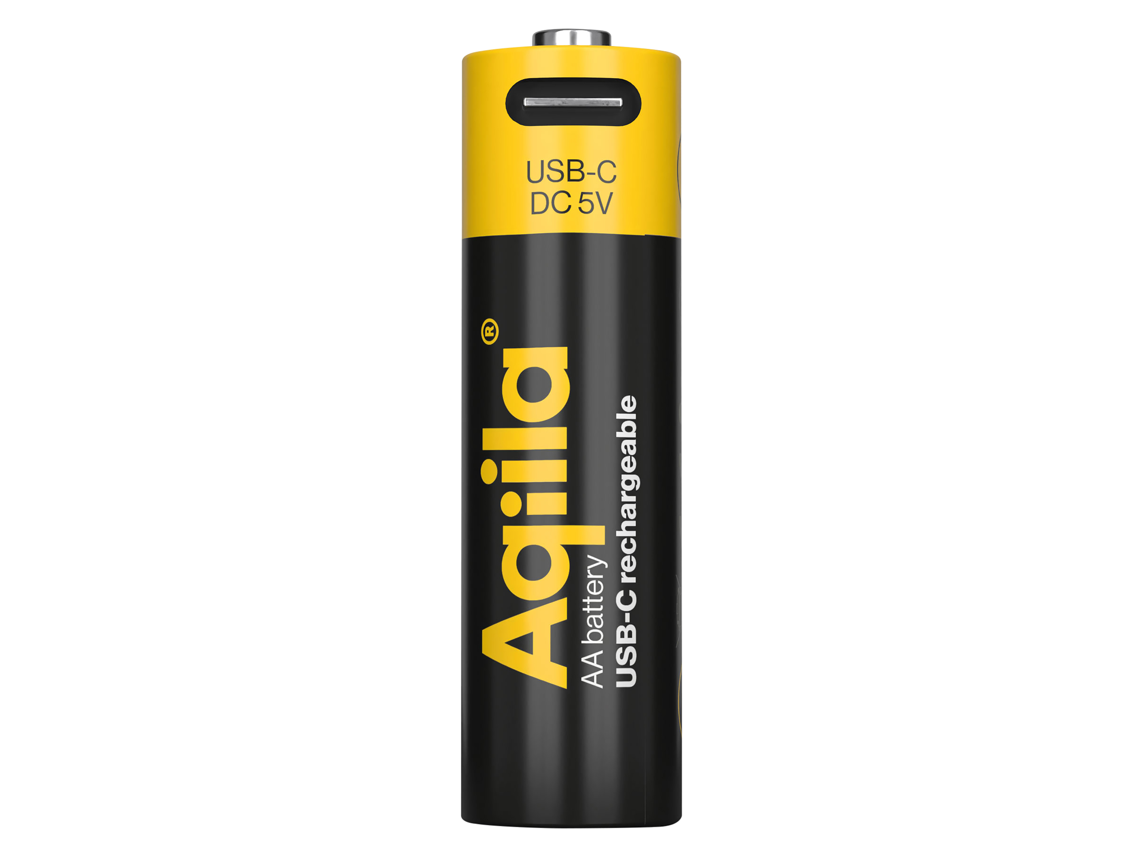 Li-lon-Akku AQILLA, AA, USB-C, 1,5 V, 4er Pack