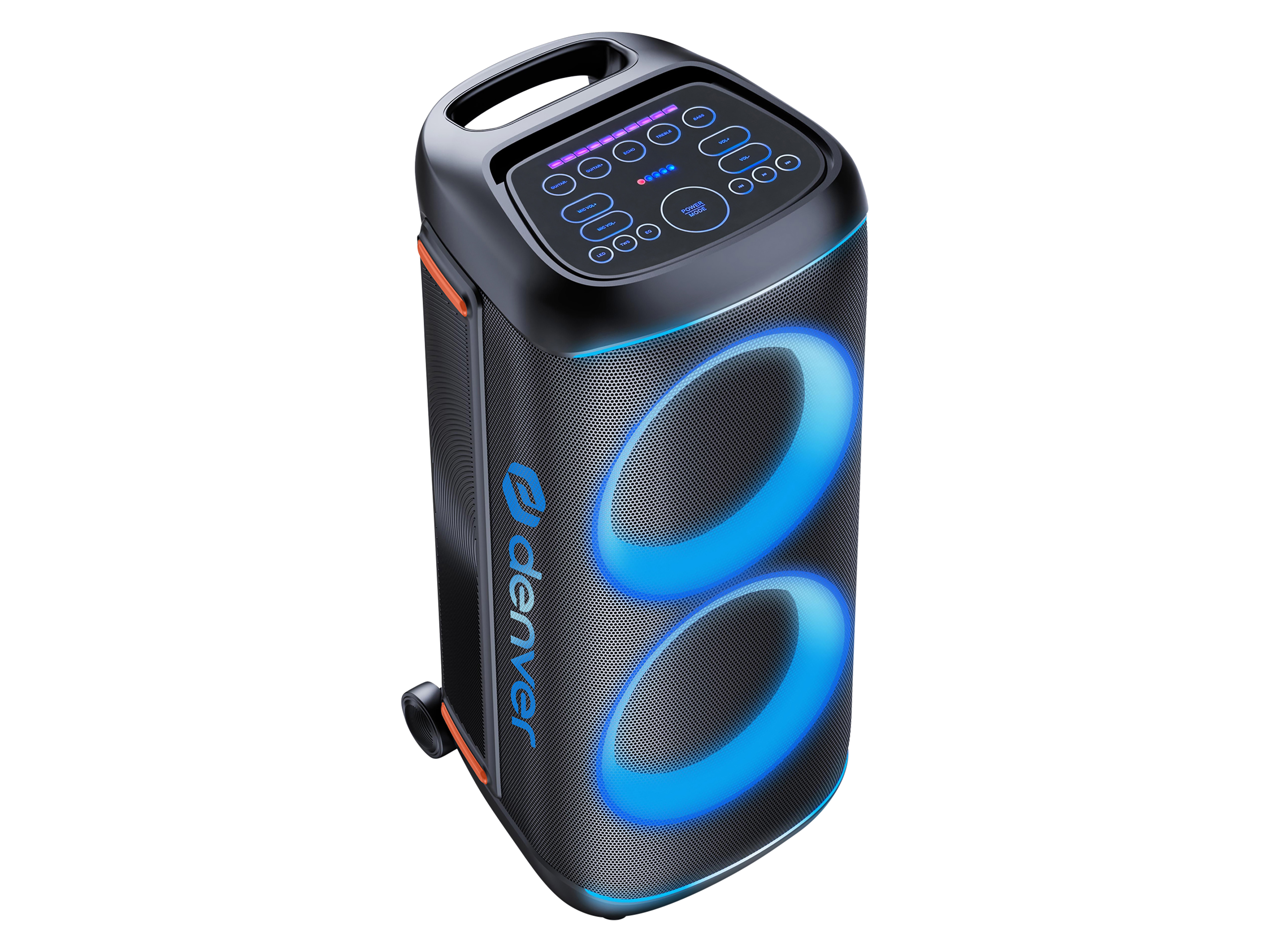 DENVER Bluetooth Lautsprecher BPS-470, 200 W, mit Licht-Animation Bluetooth Lautsprecher DENVER BPS-470, 200 W, mit Licht-Animation