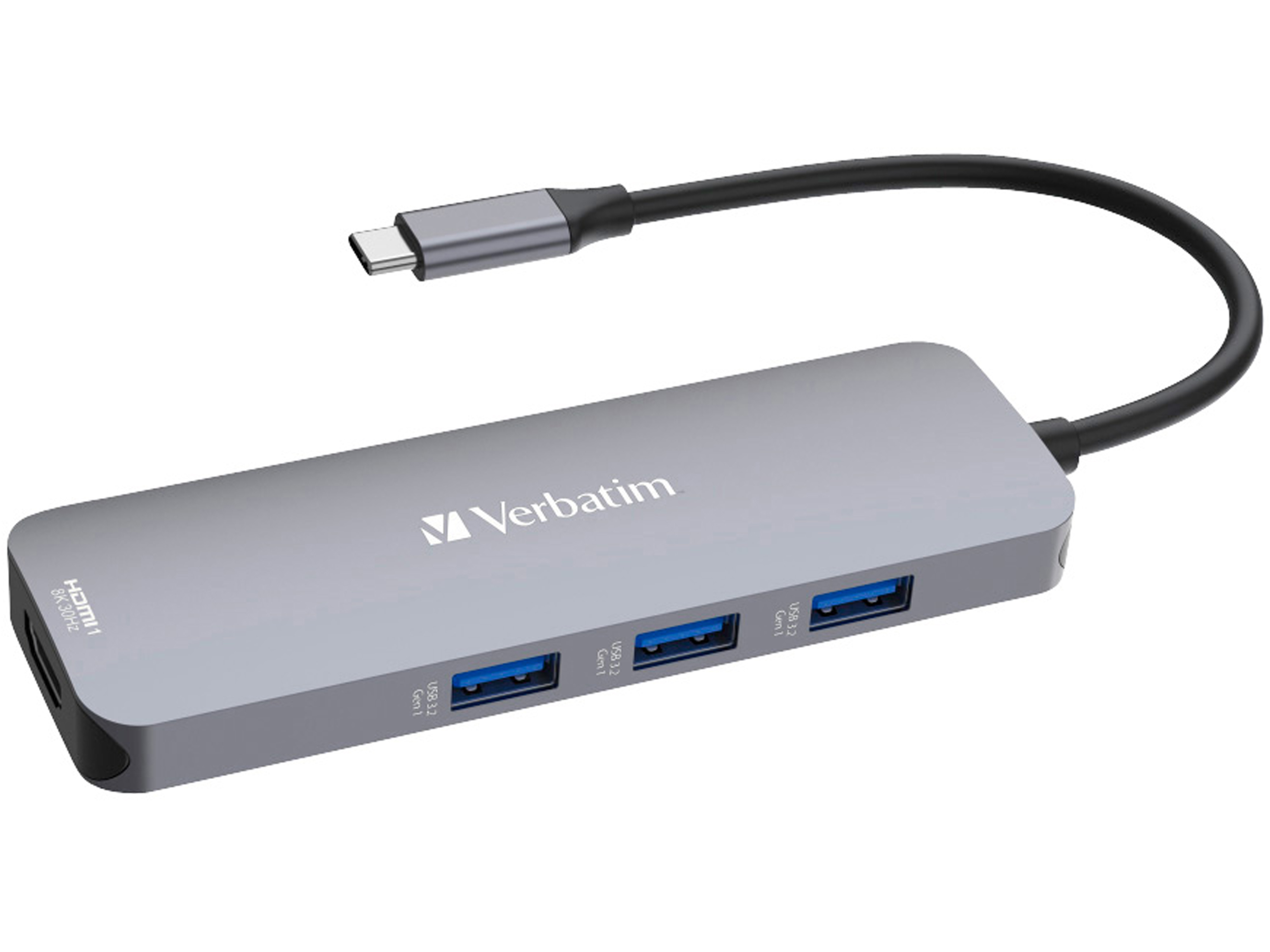 VERBATIM USB-C Pro Multiport Hub CMH-08 VERBATIM USB-C Pro Multiport Hub CMH-08