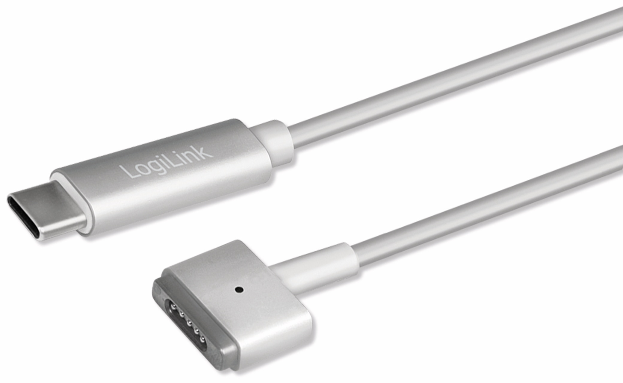 LOGILINK USB-C Ladekabel PA0226, 1,8 m, zu Apple Mag Safe 2, silber LOGILINK USB-C Ladekabel PA0226, 1,8 m, zu Apple Mag Safe 2, silber