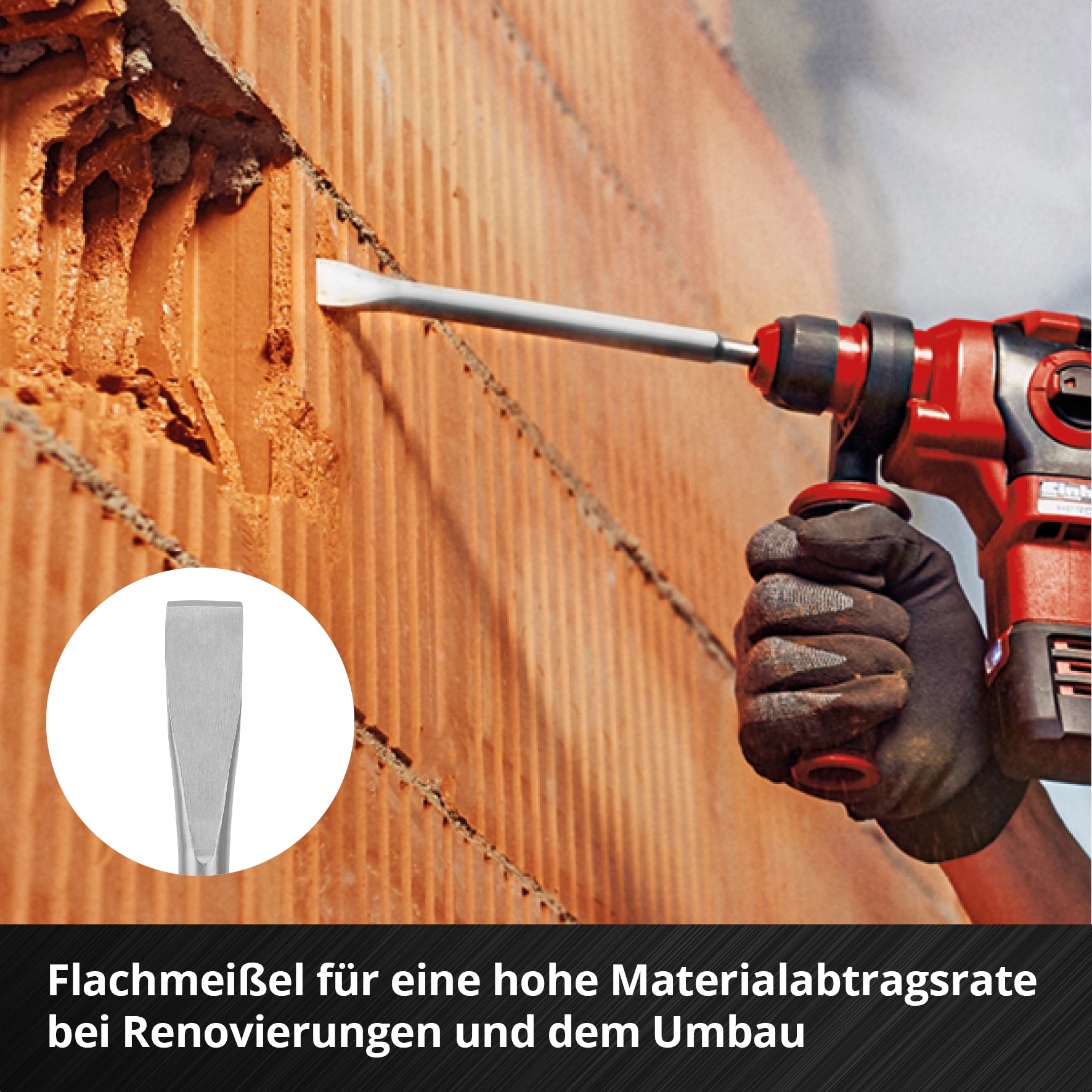 EINHELL SDS-Plus Meißel-Set 247200, 250 mm, 3-teilig EINHELL SDS-Plus Meißel-Set 247200, 250 mm, 3-teilig
