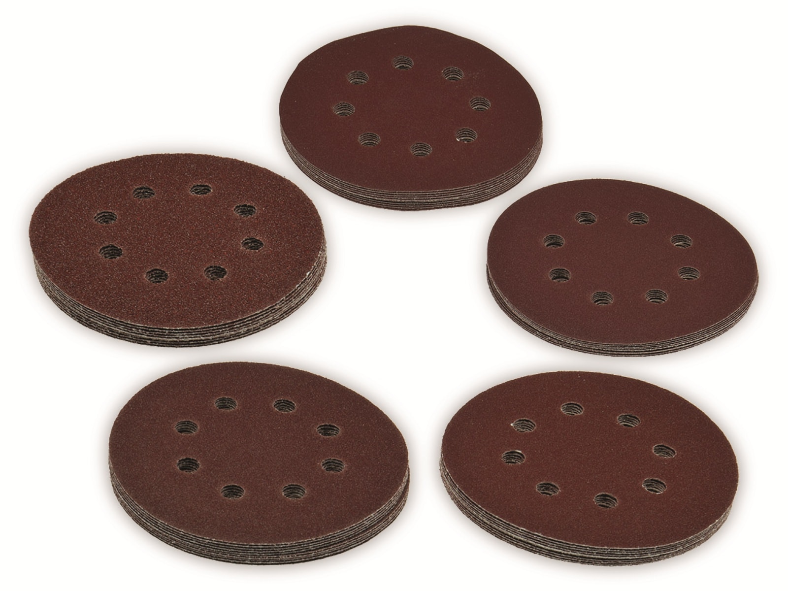 CHILITEC Schleifscheiben-Set, Ø 125 mm, 50-tlg. CHILITEC Schleifscheiben-Set, Ø 125 mm, 50-tlg.