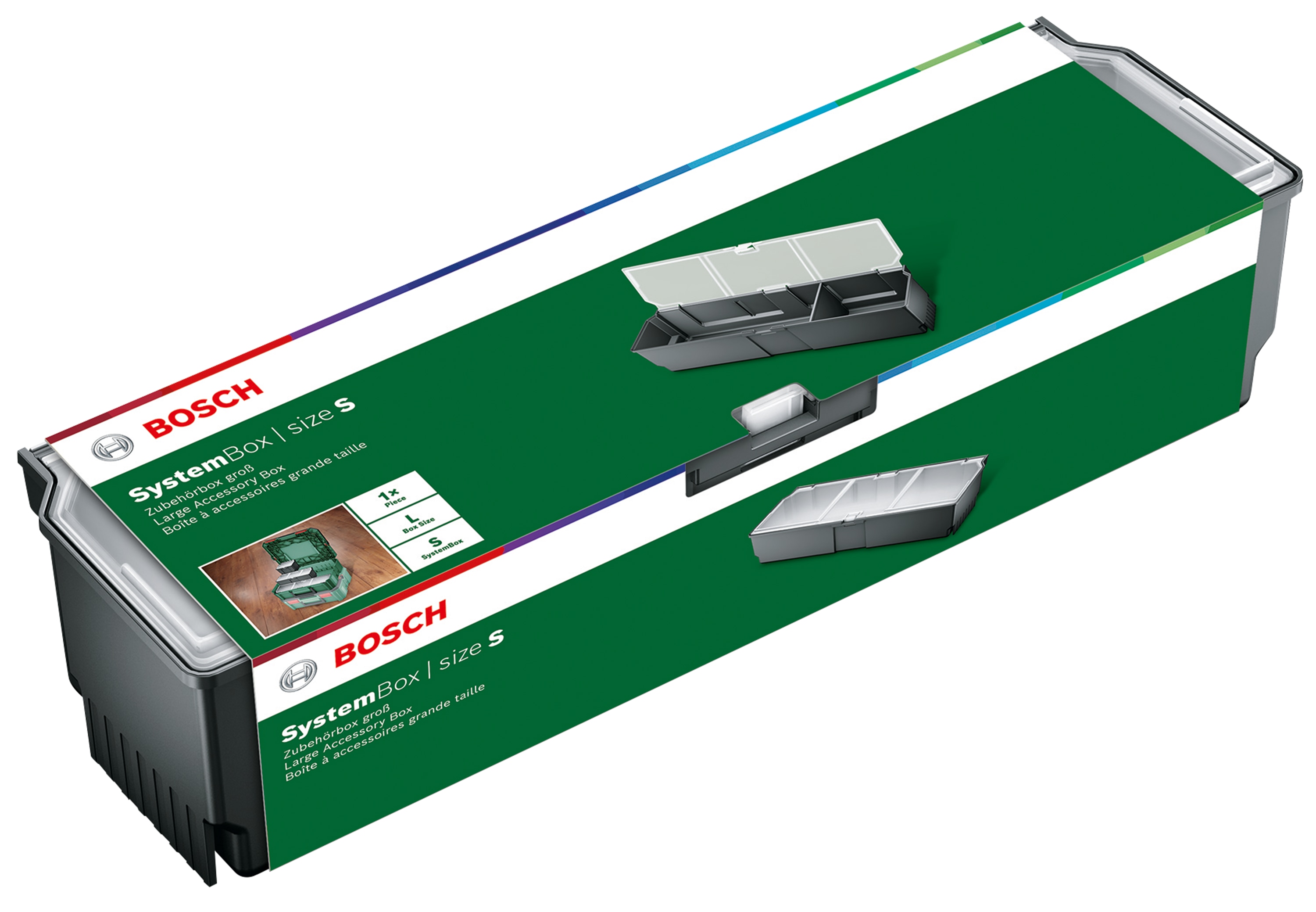 BOSCH Große Zubehörbox für SystemBox Größe S, 1600A016CW BOSCH Große Zubehörbox für SystemBox Größe S, 1600A016CW