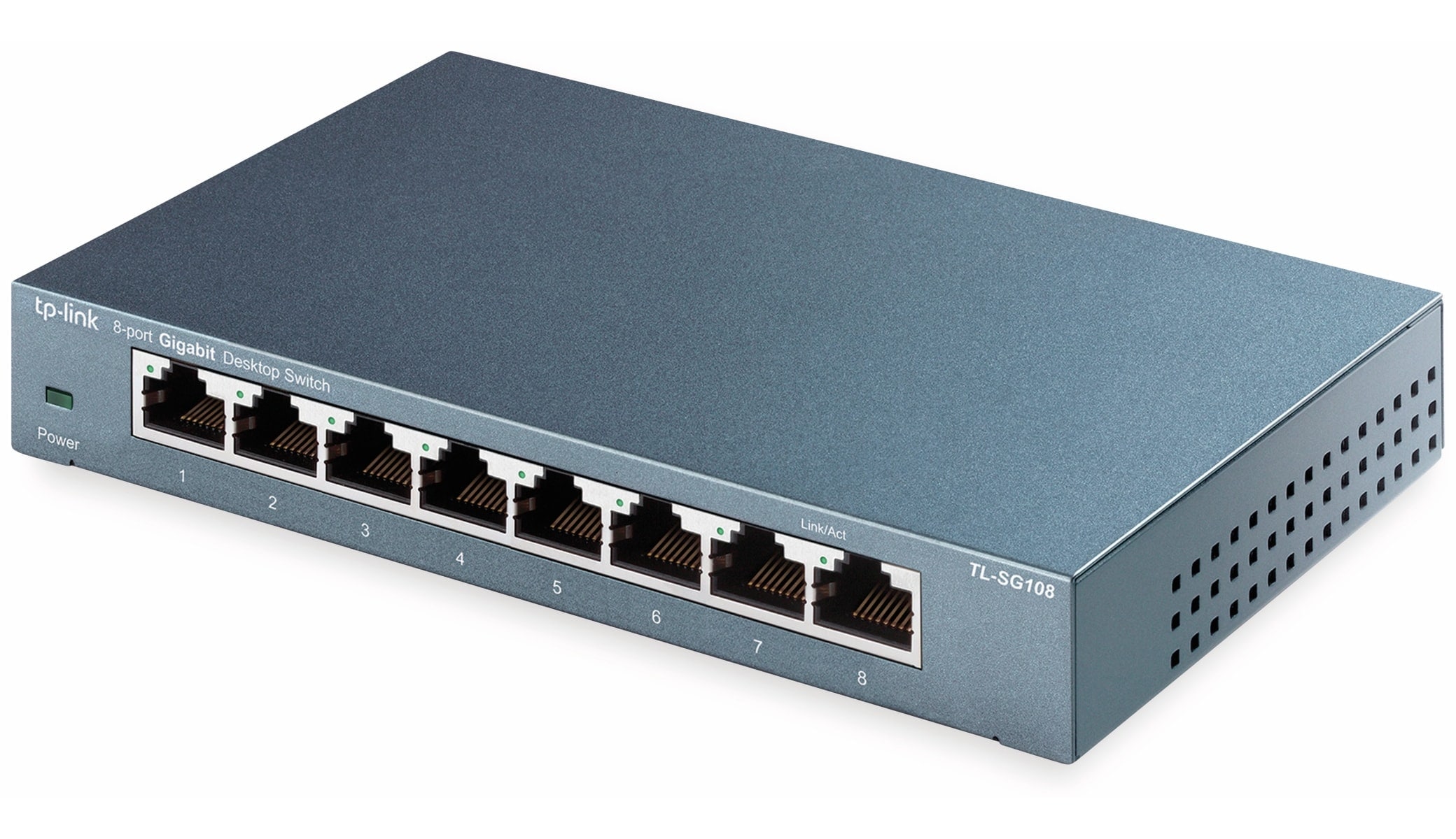 TP-LINK Gigabit Netzwerk-Switch TL-SG108, 8-Port TP-LINK Gigabit Netzwerk-Switch TL-SG108, 8-Port